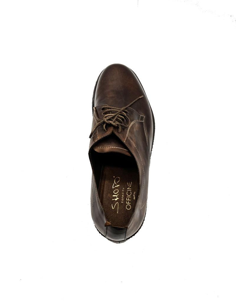 Derby uomo Shoto 2472 fango<BR/> 2472 DENT.F SHOTO 