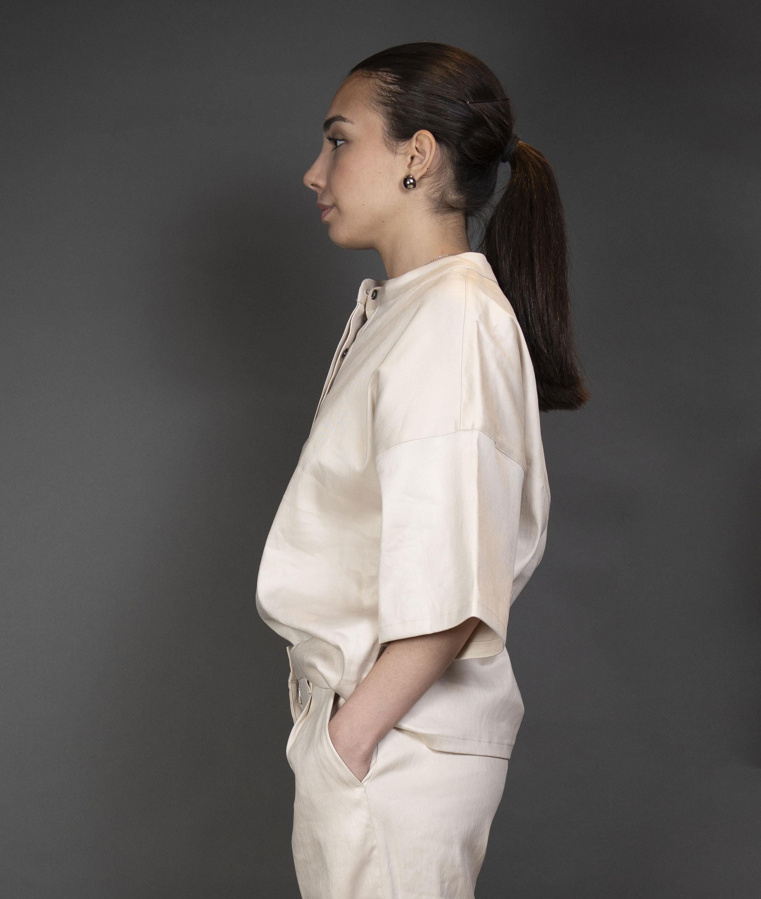 Blusa Nine in the Morning Donna Angela naturale GL33 ANGELA NINE INTHE MORNING 