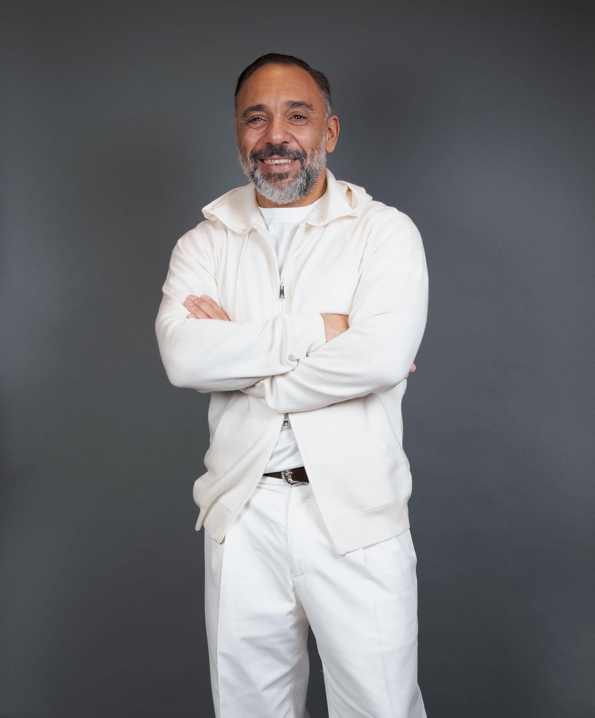 Cardigan Della Ciana uomo 18119 Bianco 18119 ECRU Della Ciana 