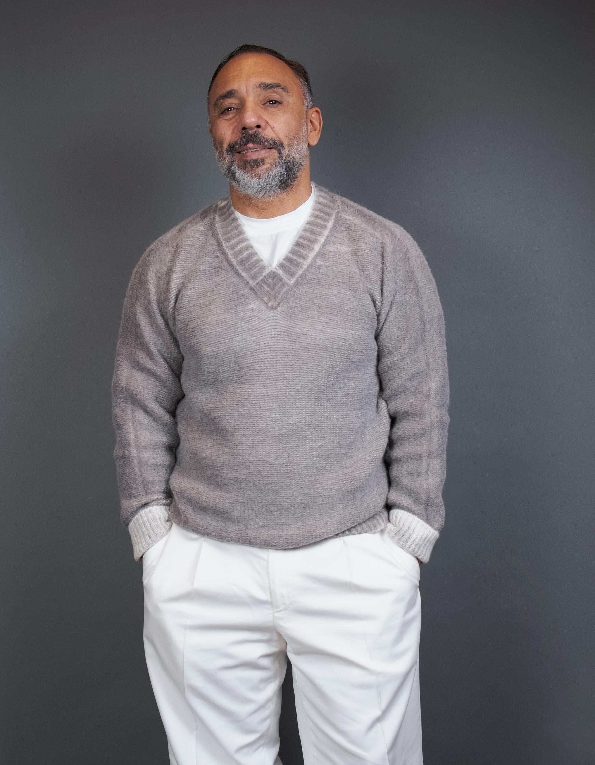 Maglione OFFICINE uomo 303 18 Beige 303 18 112 COCCO OFFICINE 