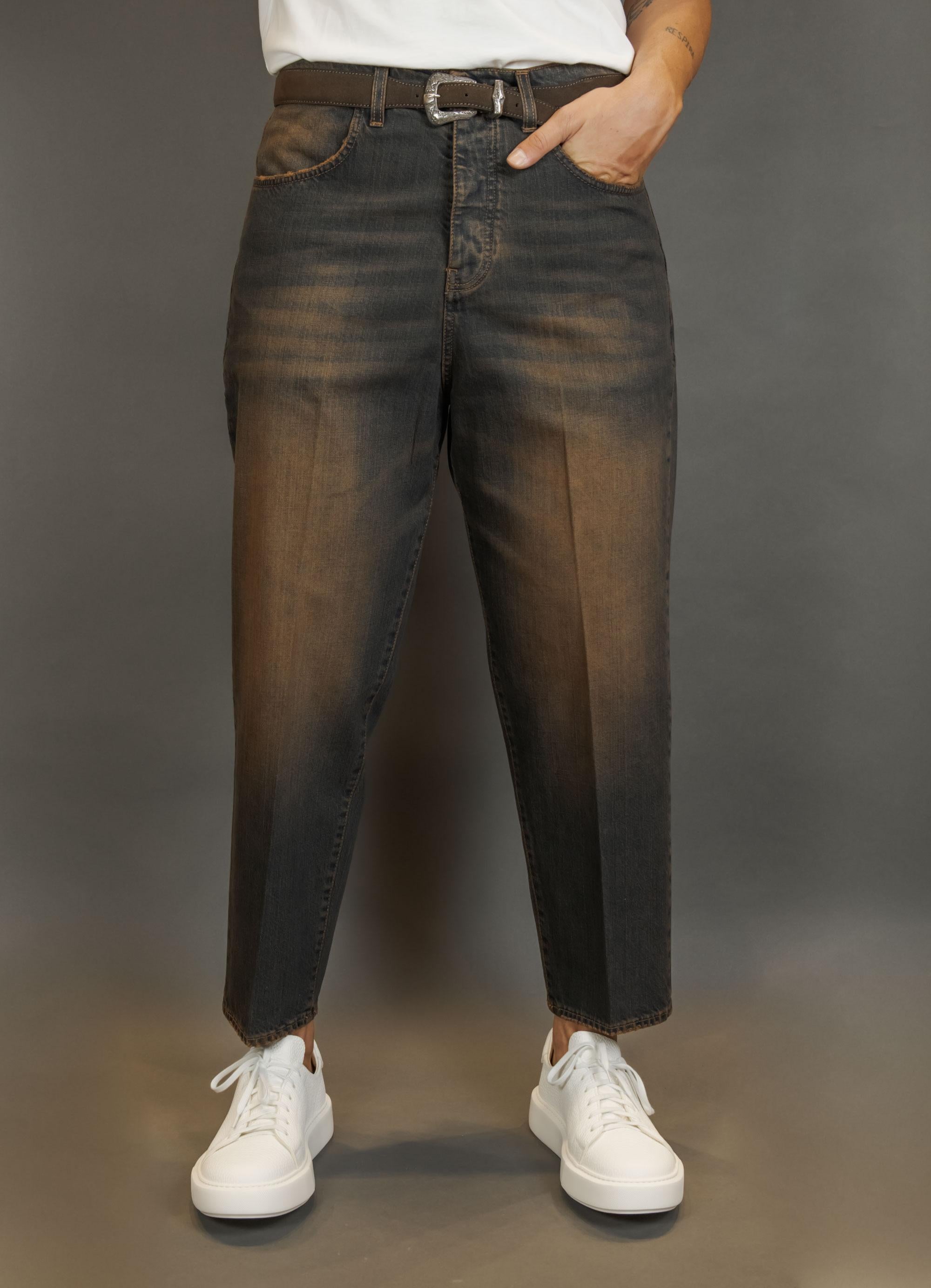 Jeans BONHEUR uomo OSAKA Nero OSAKA L BR DENIM BONHEUR 