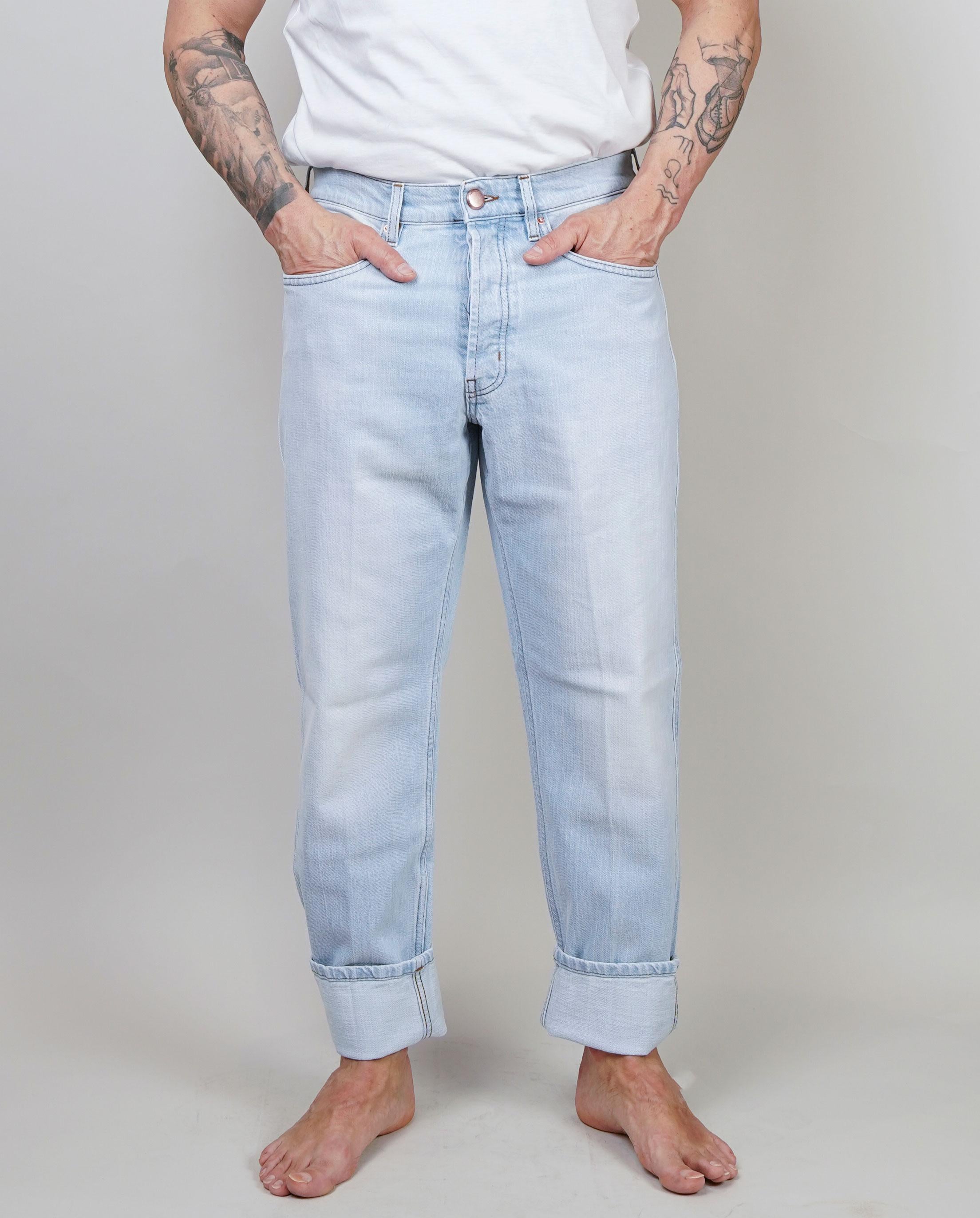 Jeans Don the fuller uomo Seoul blu chiaro DENIM SEOUL UT 6039 DON THE FULLER 