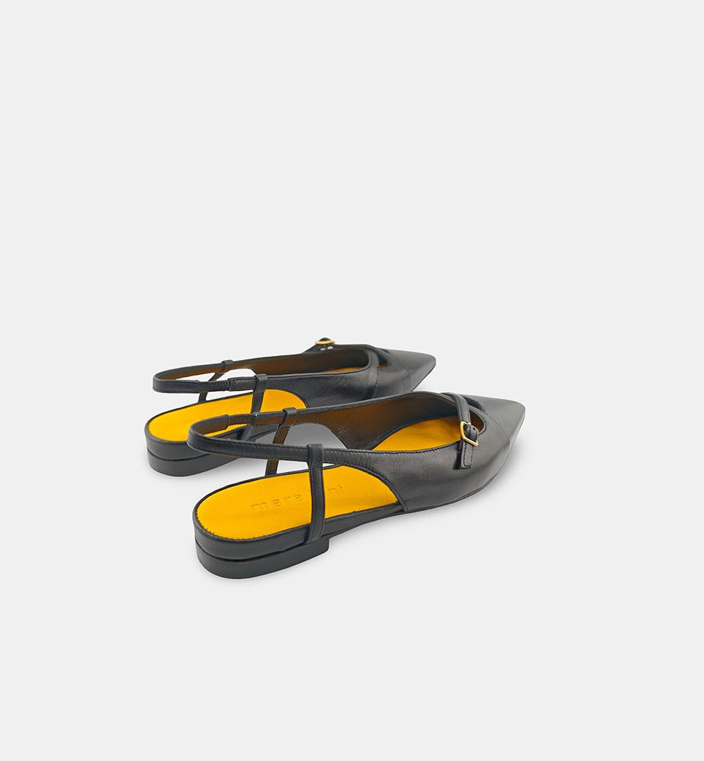 Ballerine Mara Bini donna Z519 Milena Fibbie nere<BR/> Z519 CHANEL MARA BINI 