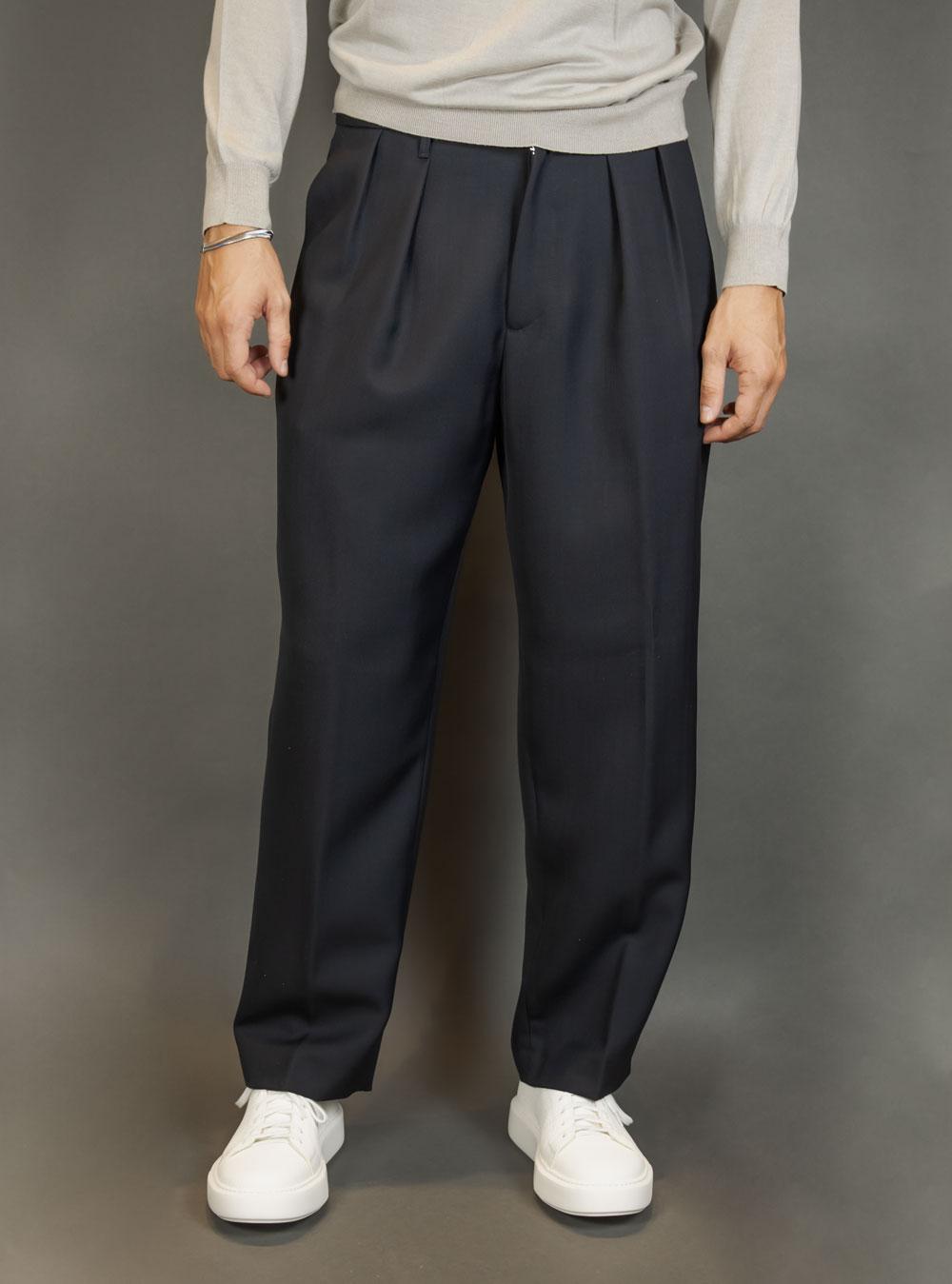 Pantalone NINE INTHE MORNING uomo KAI18 BAGGY Blu KAI18 BAGGY BLU NA NINE INTHE MORNING 