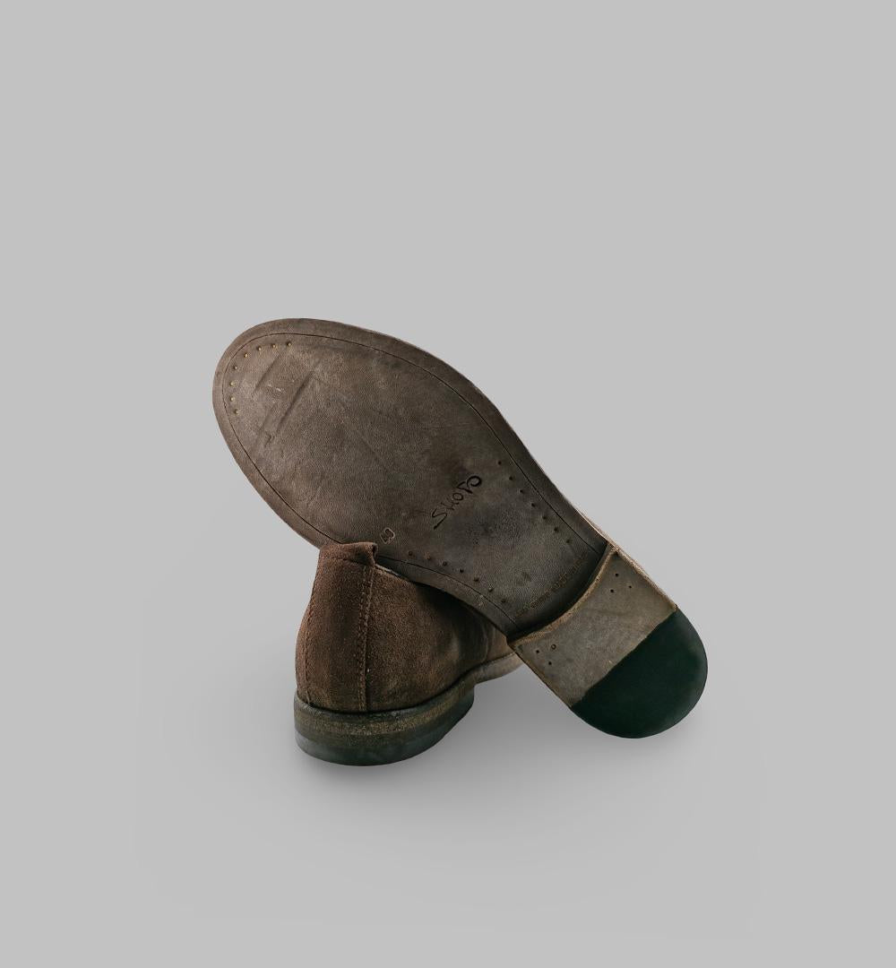 Derby SHOTO uomo 2242 Testa di moro 2242 367 WASHED SHOTO 