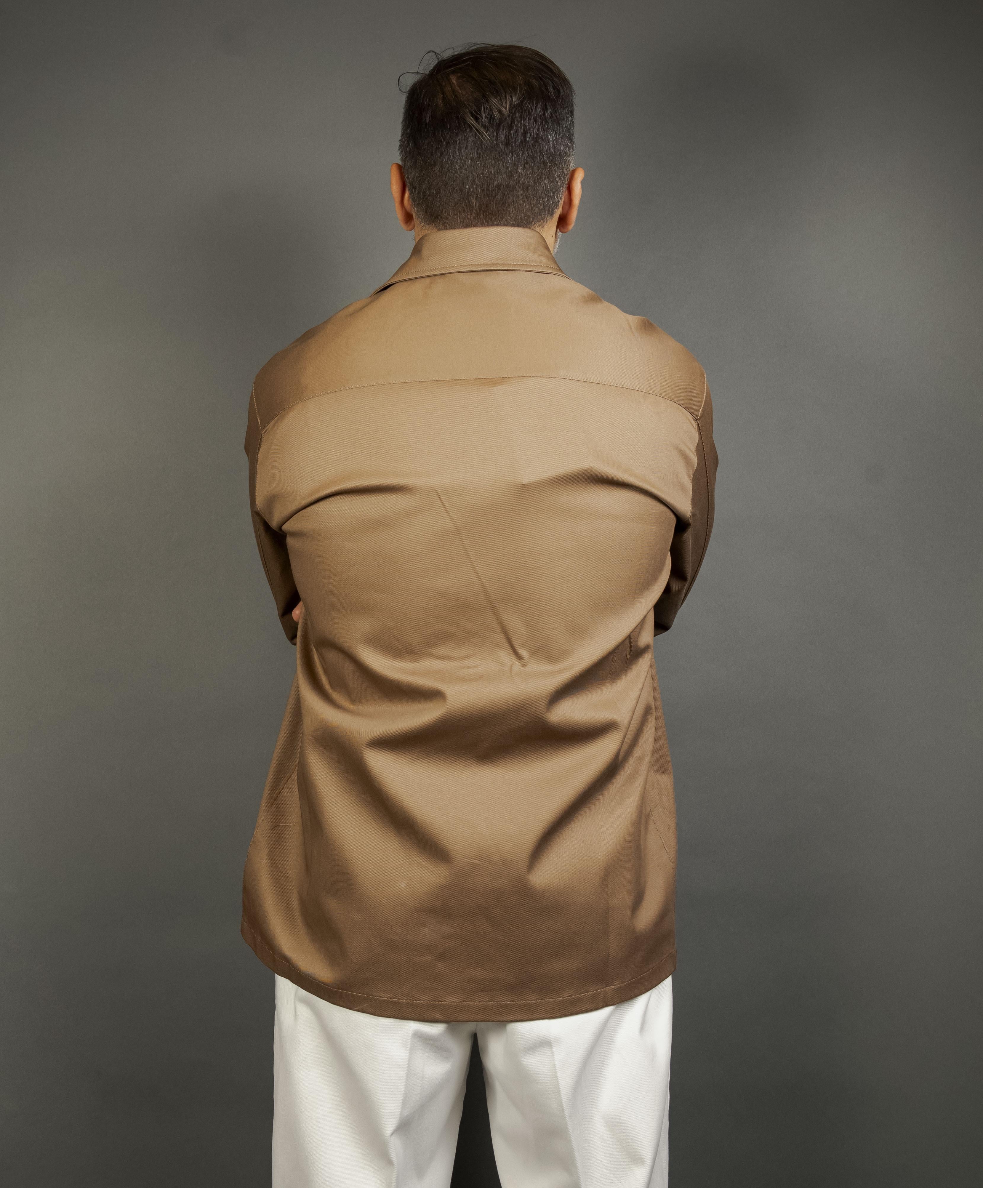 Overshirt Nine in the morning uomo 9SS25 CRS05CLEAN A13 tortora 9SS25 CRS05CLEAN A13 TORTORA NINE INTHE MORNING 