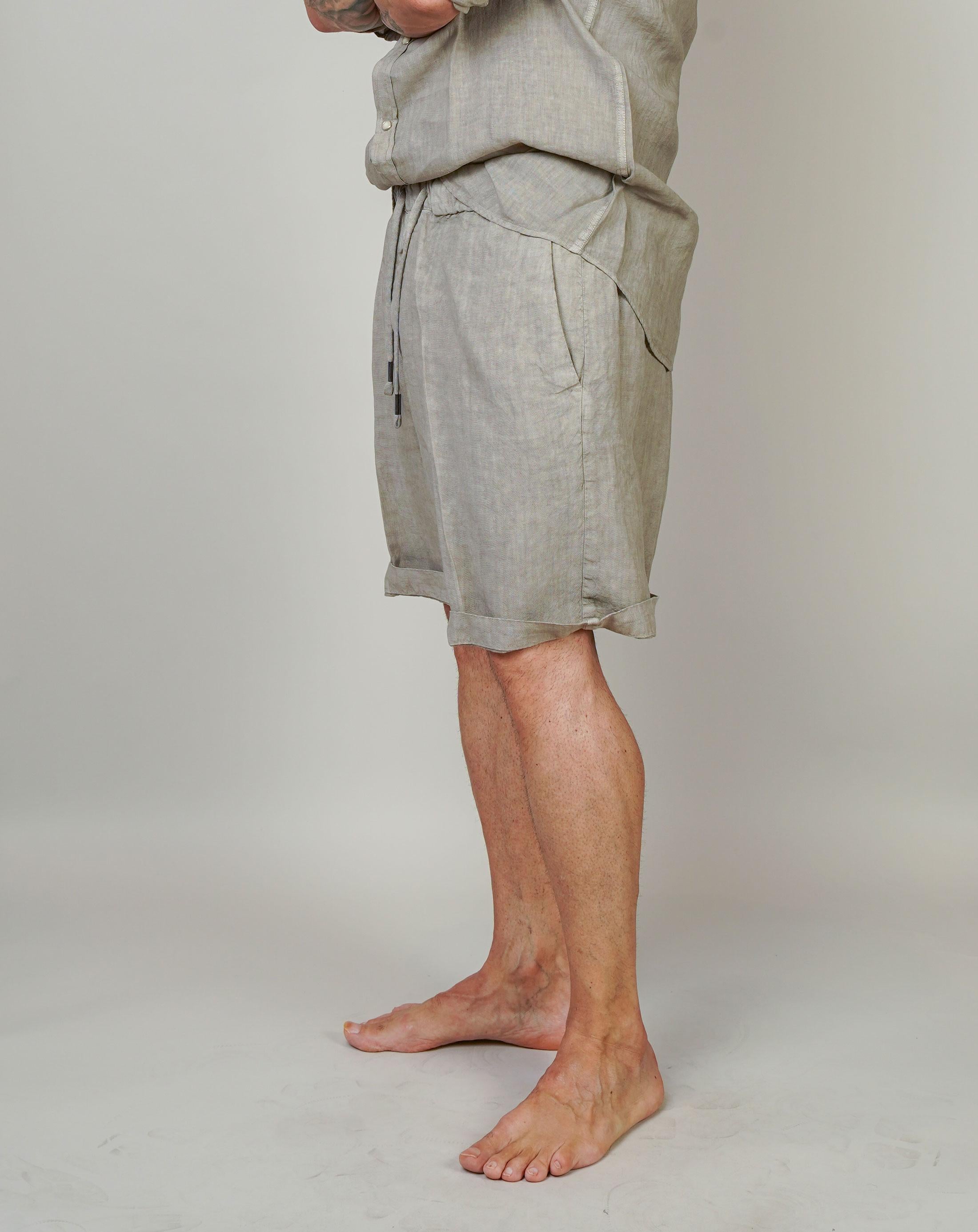 Bermuda Inlinum uomo Pajama fango PAJAMA CORTO CIL20 FANGO INLINUM 