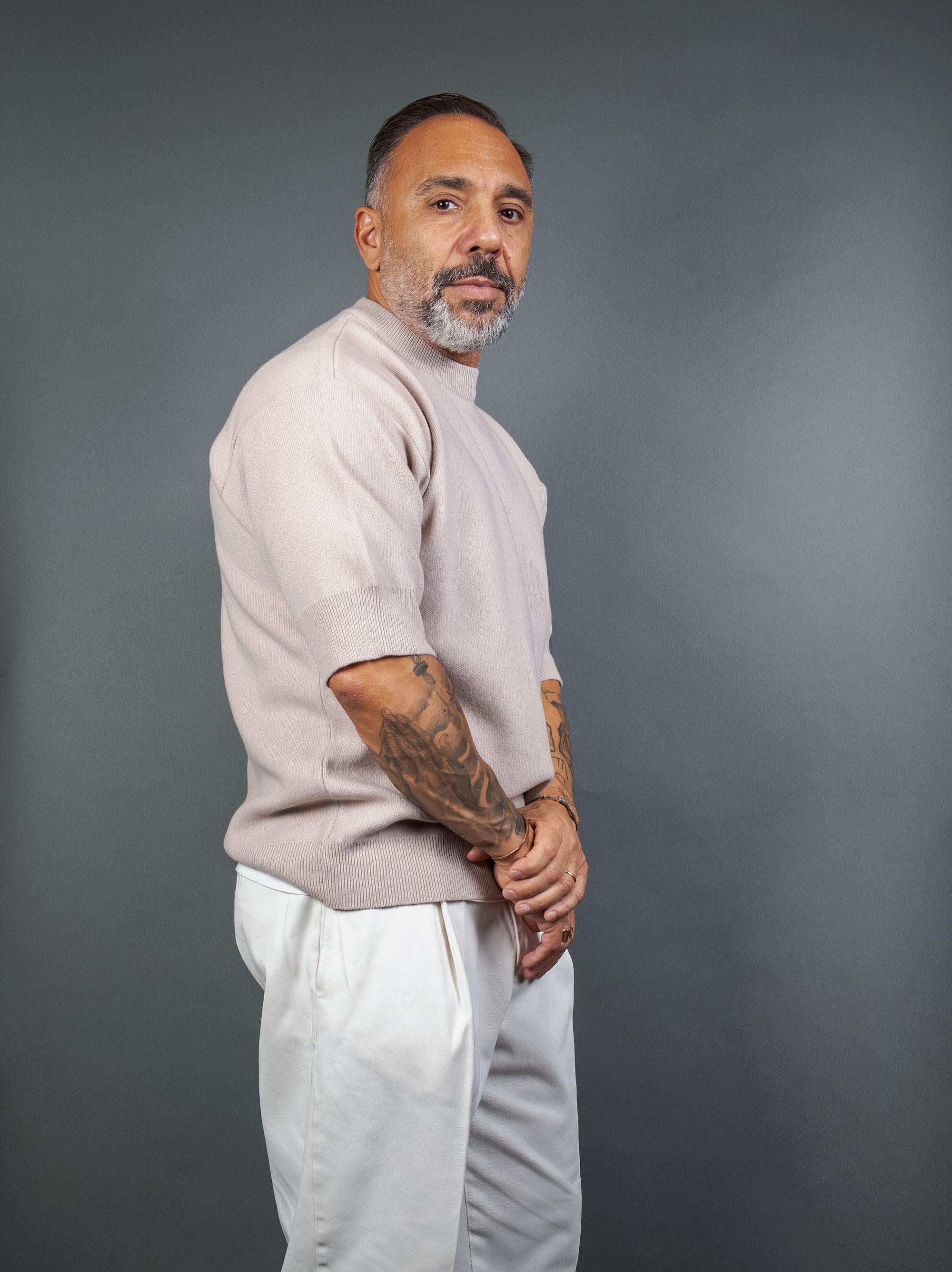 Maglione DANIELE FIESOLI uomo 1103 Beige 1103 35 SPAGO DANIELE FIESOLI 