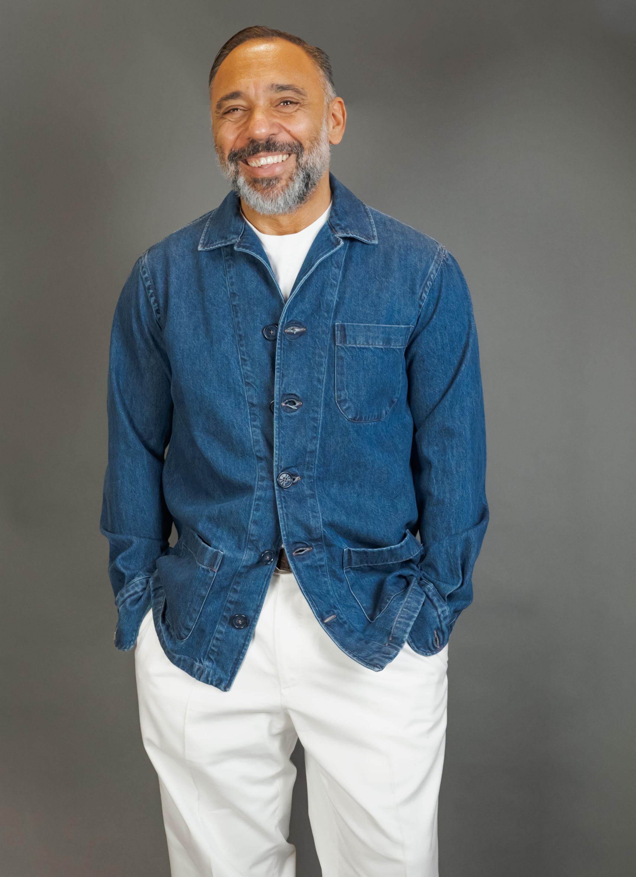 Overshirt GIANGI uomo TOD BRIGIDA Denim medio TOD BRIGIDA DENIM MEDIO GIANGI X OFFICINE 