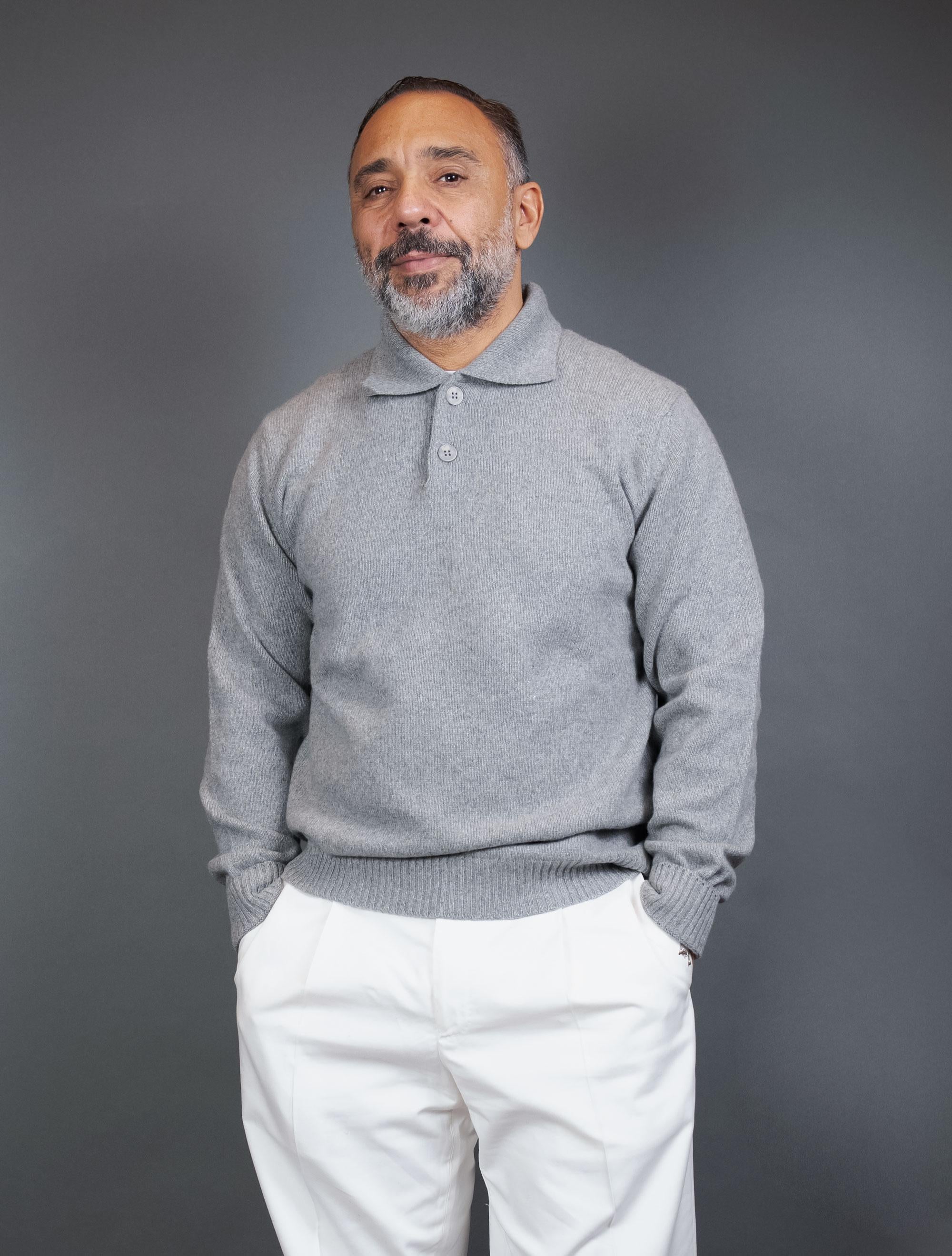 Maglione OFFICINE uomo POLO Grigio POLO GRIGIO OFFICINE 