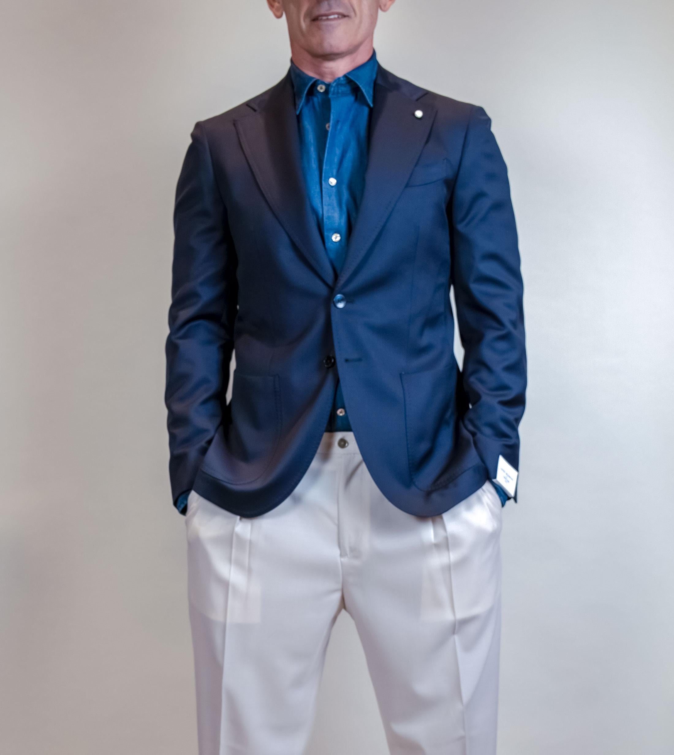 Giacca LUIGI BIANCHI MANTOVA uomo GIACCA 2611 64168 Blu GIACCA 2611 64168 7 LUIGI BIANCHI MANTOVA 