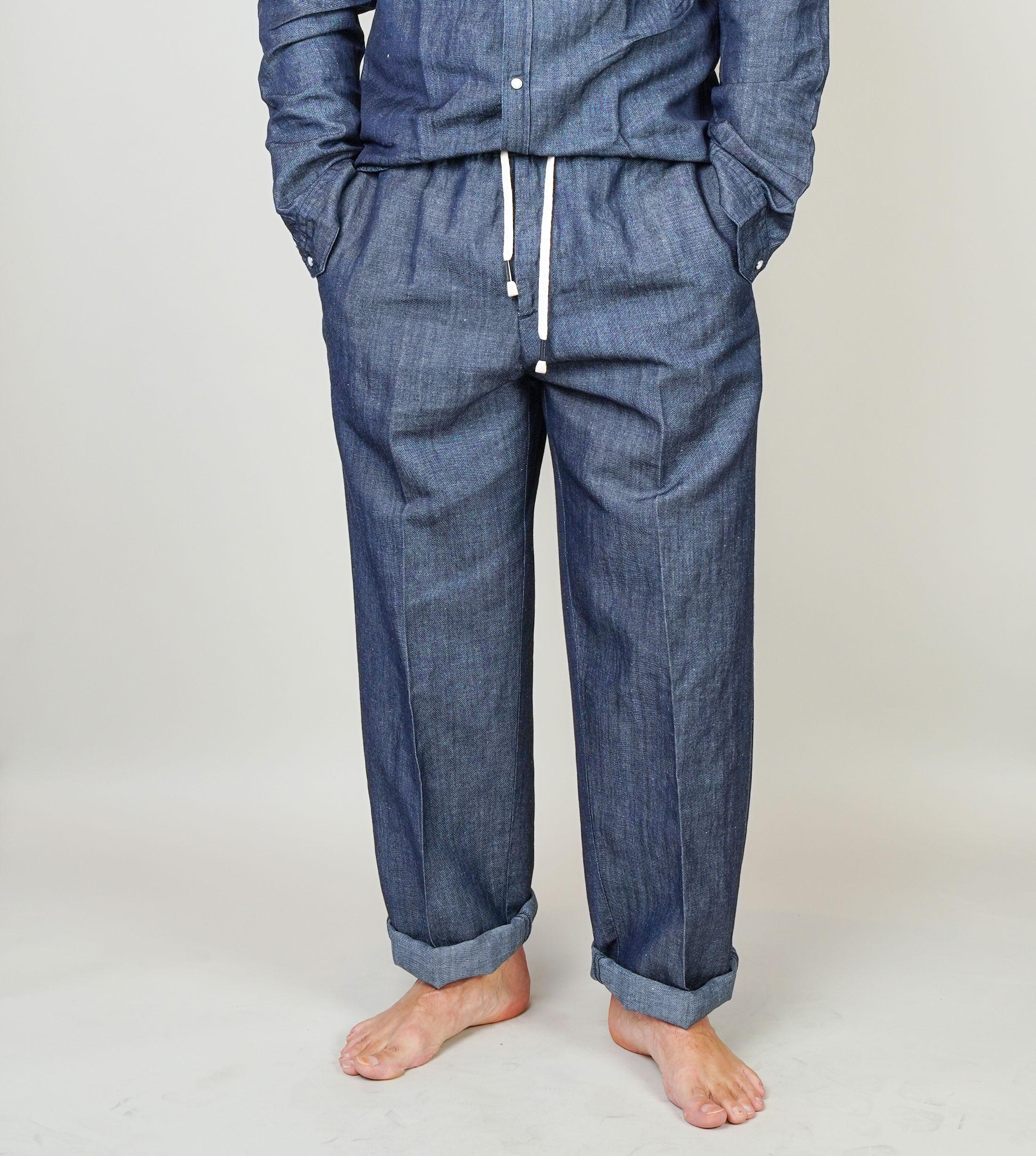Pantalone Inlinum uomo Pajama denim scuro PAJAMA WESTERN CIL17 SS INLINUM 