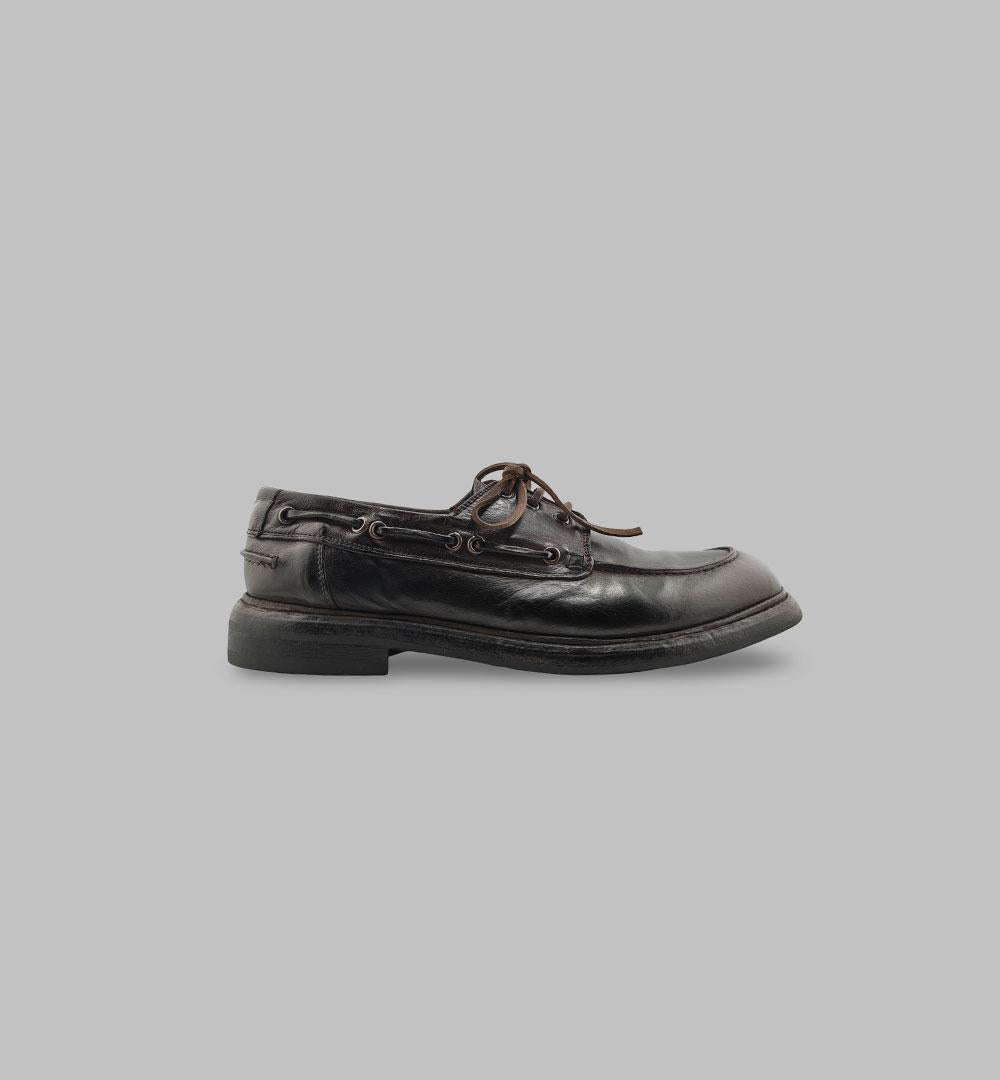Derby Lemargo uomo FU02A Ebano<BR/> FU02A RANCH BARCA LEMARGO 