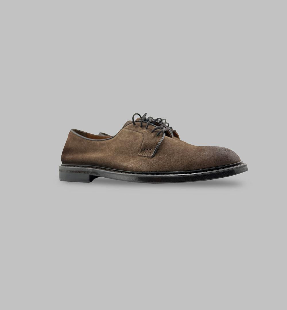 Derby Doucal's uomo 1385 testa di moro 1385 M06 WASH DOUCAL'S 