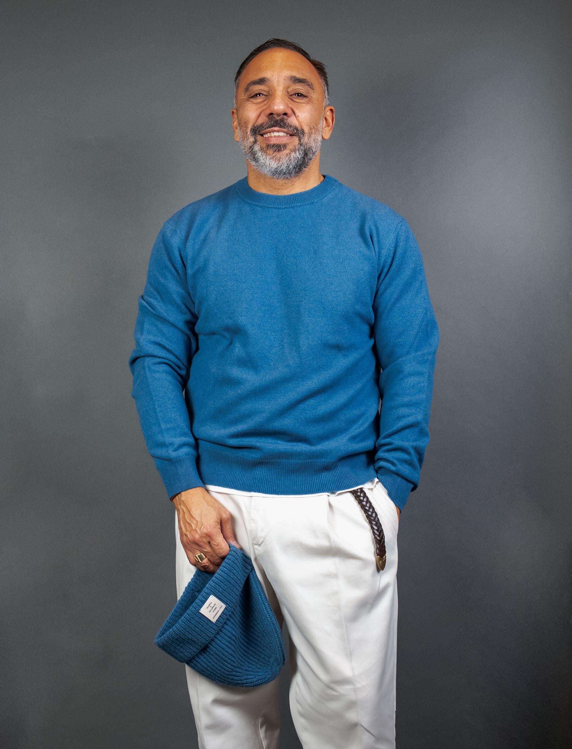 Maglione DANIELE FIESOLI uomo 3360 Indigofero 3360 06 INDIGOFERO DANIELE FIESOLI 