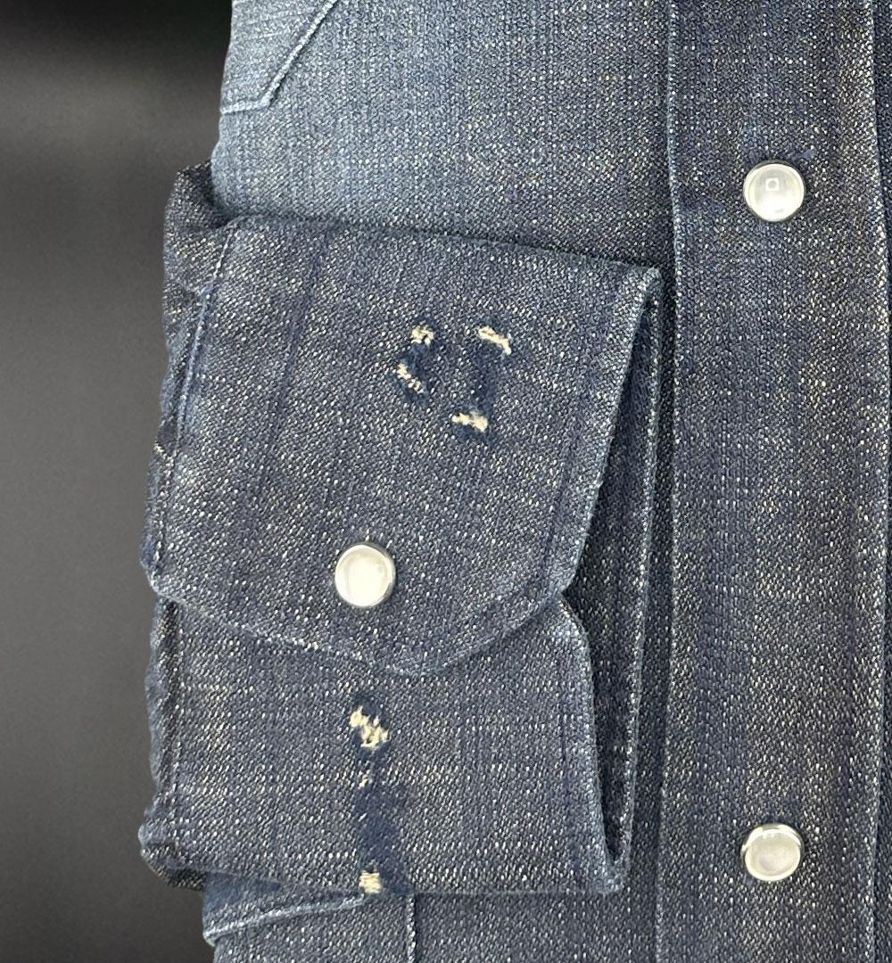 Camicia Sartorio uomo SCC0001SH45350 blu SCC0001SH45350 4006 DENIM FIAMMATA OCRA SARTORIO 