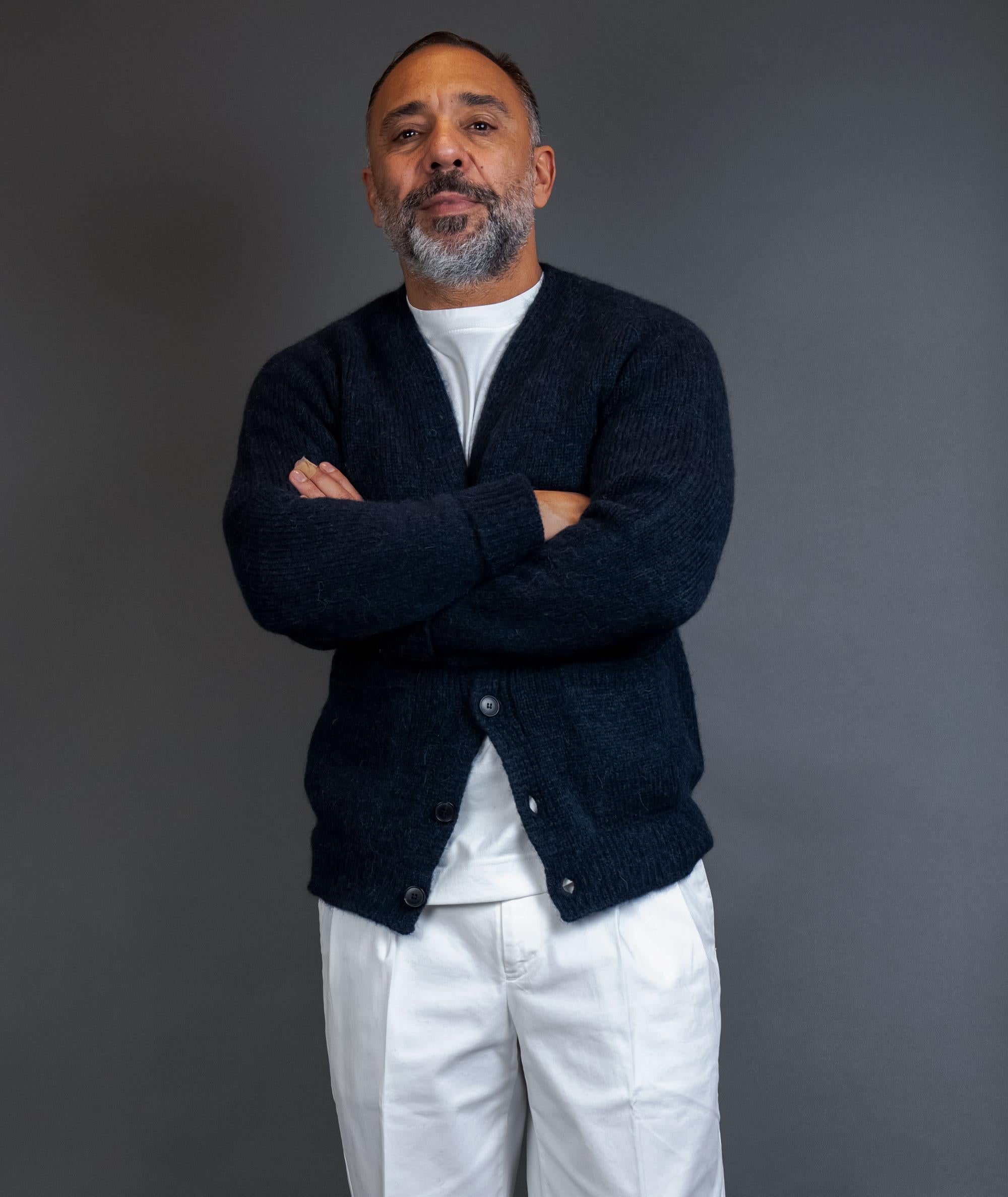 Cardigan OFFICINE uomo 30209 Blu 302 09 401 DEEP BLUE OFFICINE 