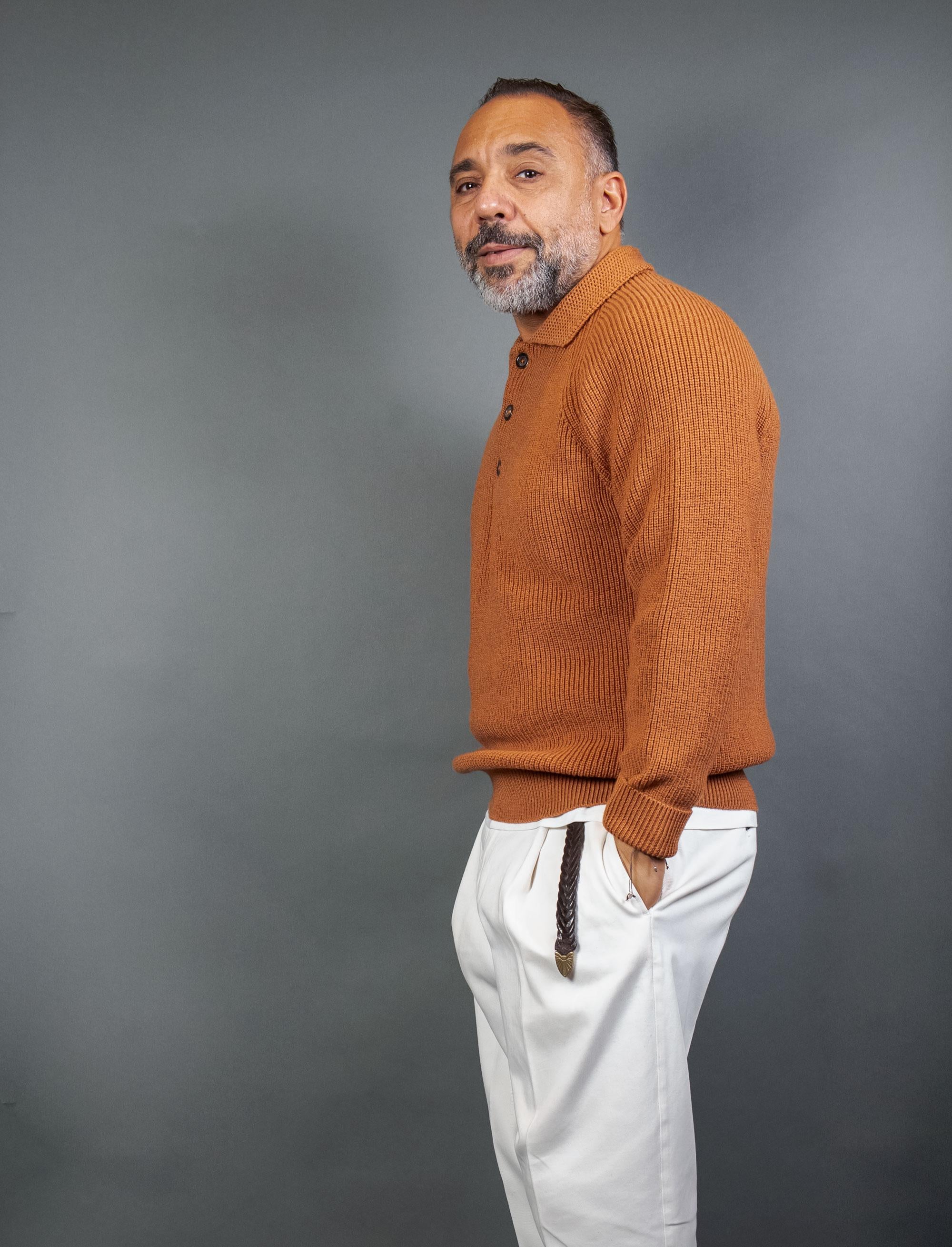 Maglione CIRCOLO uomo 5154 Mattone 5154 1454 ORANGE CIRCOLO 