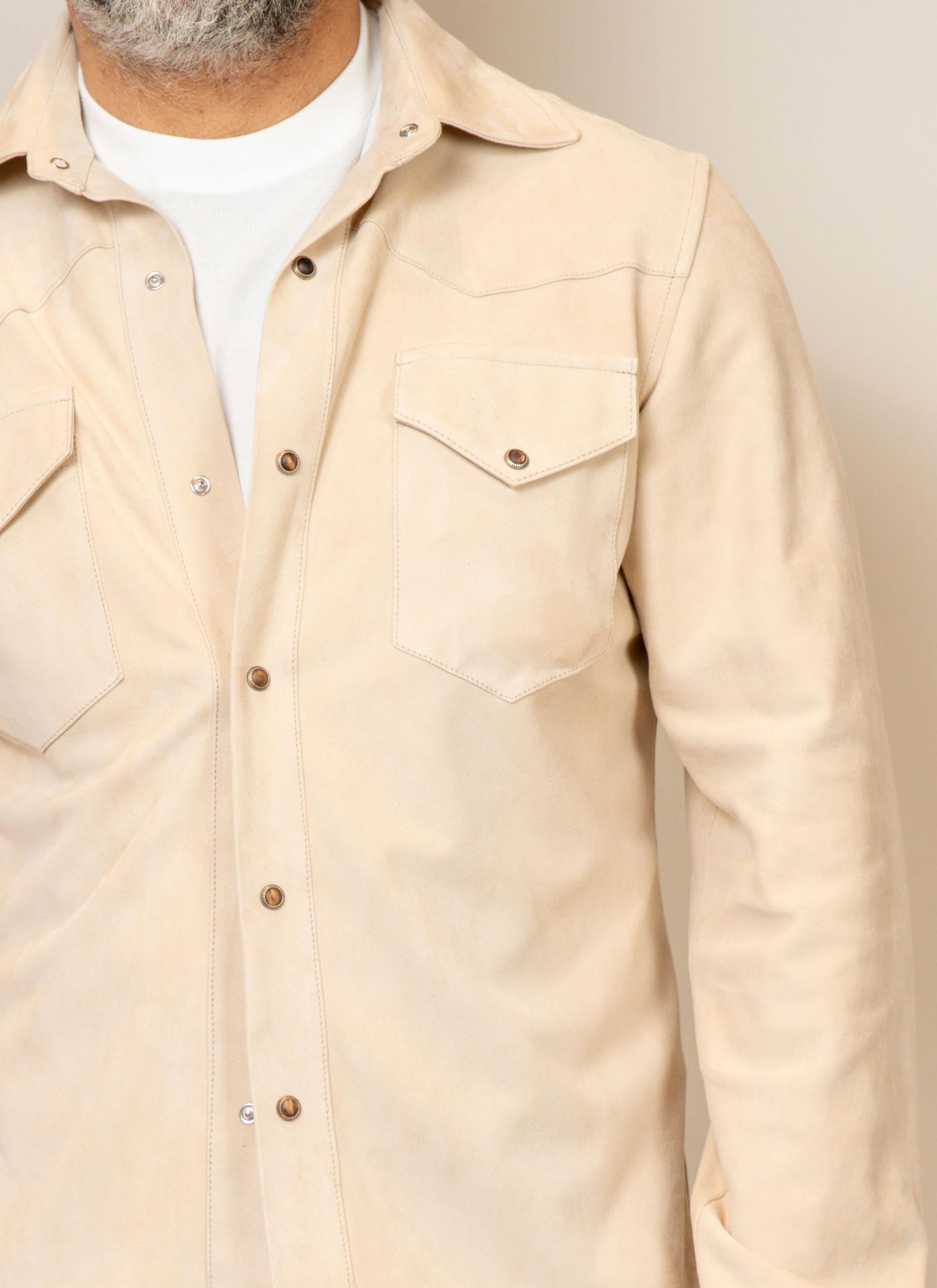 Overshirt Kired uomo Toto 835101 avorio TOTO 935100 3000 KIRED 