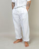 Pantalone Inlinum uomo Pajama bianco