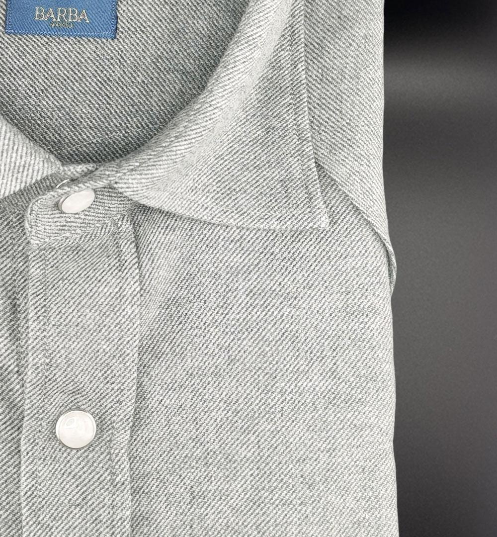 Camicia Barba uomo WSU10P2050054 grigia WSU10P2050054 0002 GRIGIA BARBA 