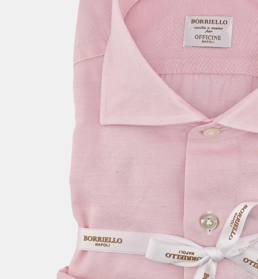 Camicia BORRIELLO uomo 22038 Rosa 22038 3 BORRIELLO 