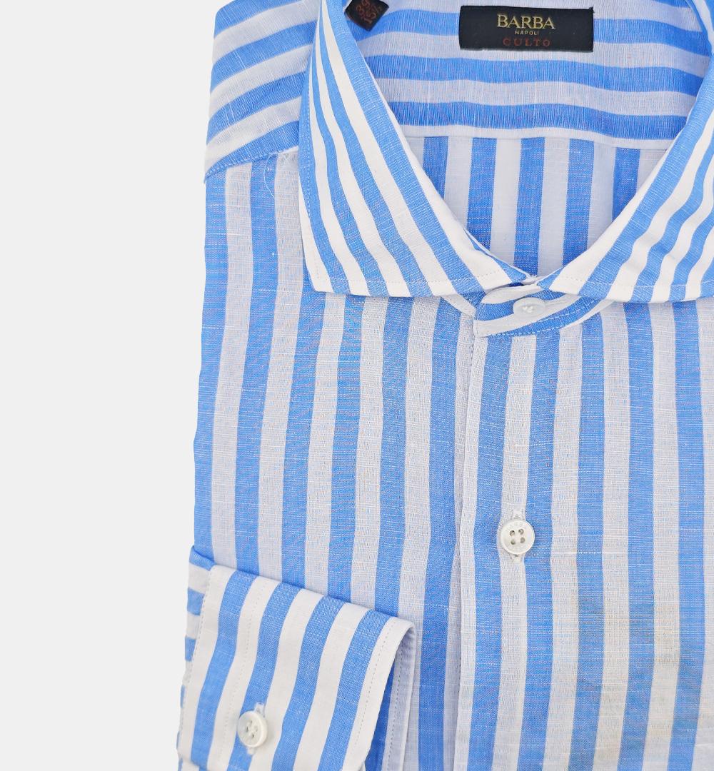 Camicia BARBA uomo K1U13 0154032 Azzurra K1U13 0154032 4 BARBA 
