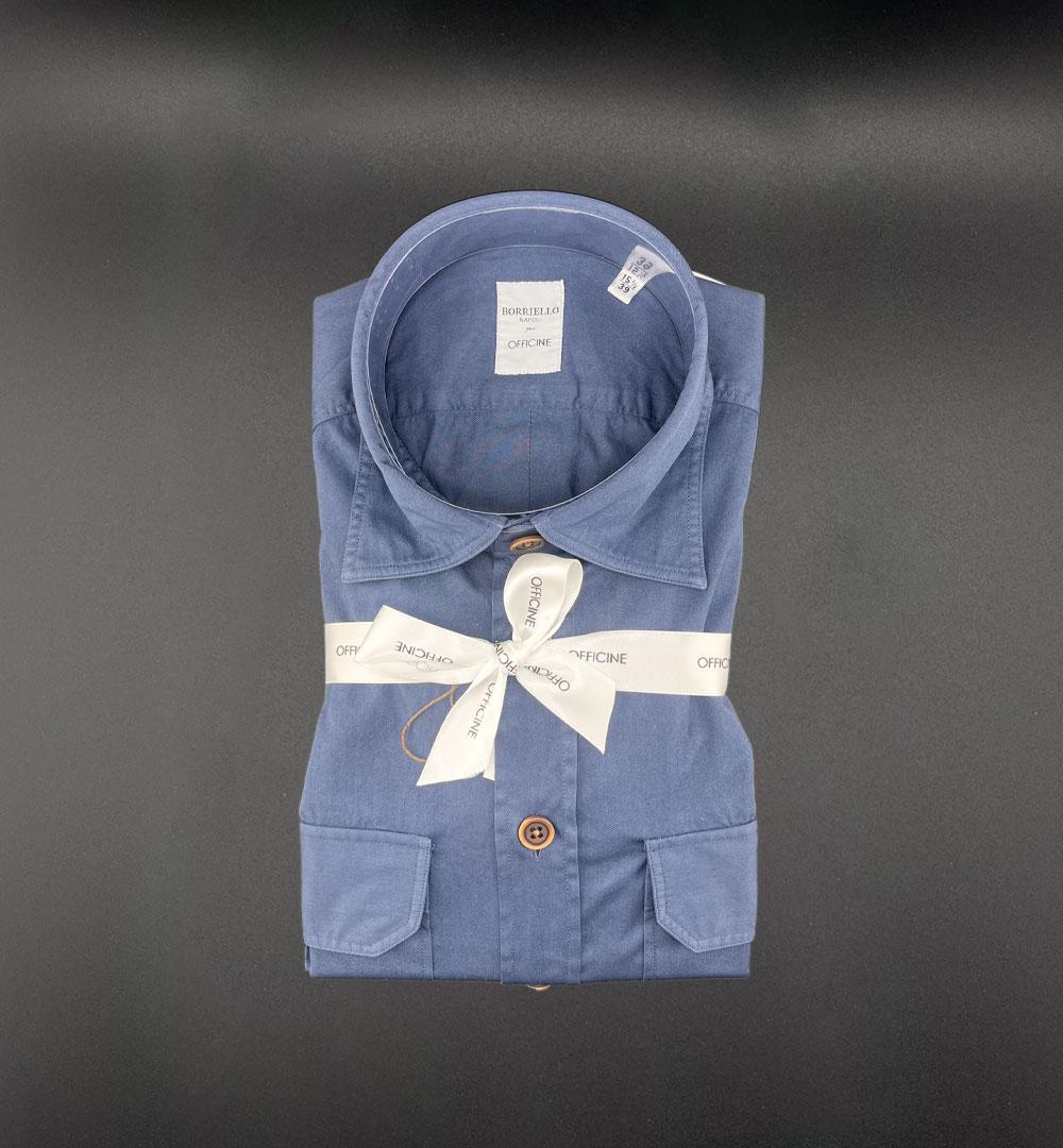 Camicia Borriello x Officine uomo 020028 royal 020028 10 ROYALE BORRIELLO 