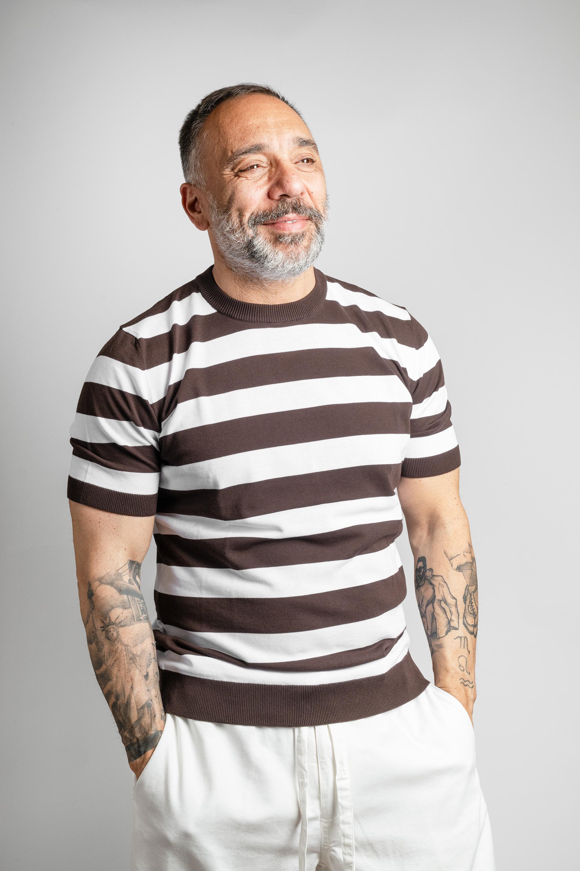 T-shirt KANGRA uomo GIROCOLLO 3033 21 Moro<BR/> GIROCOLLO 3033 21 0232 KANGRA 