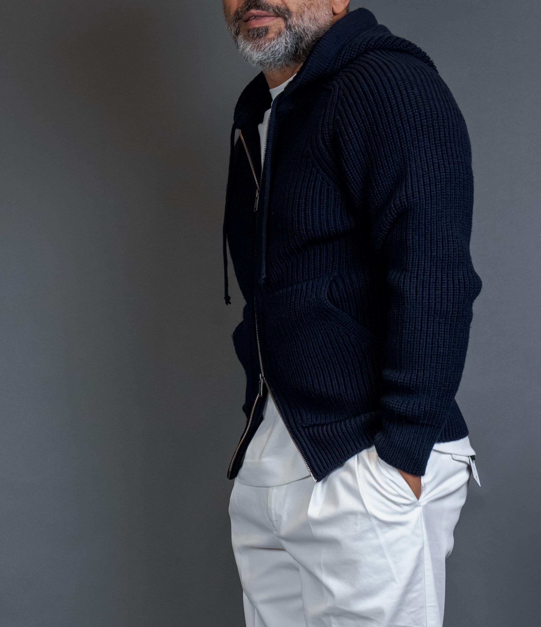 Cardigan CIRCOLO uomo 5156 Blu 5156 1265 BLU CIRCOLO 