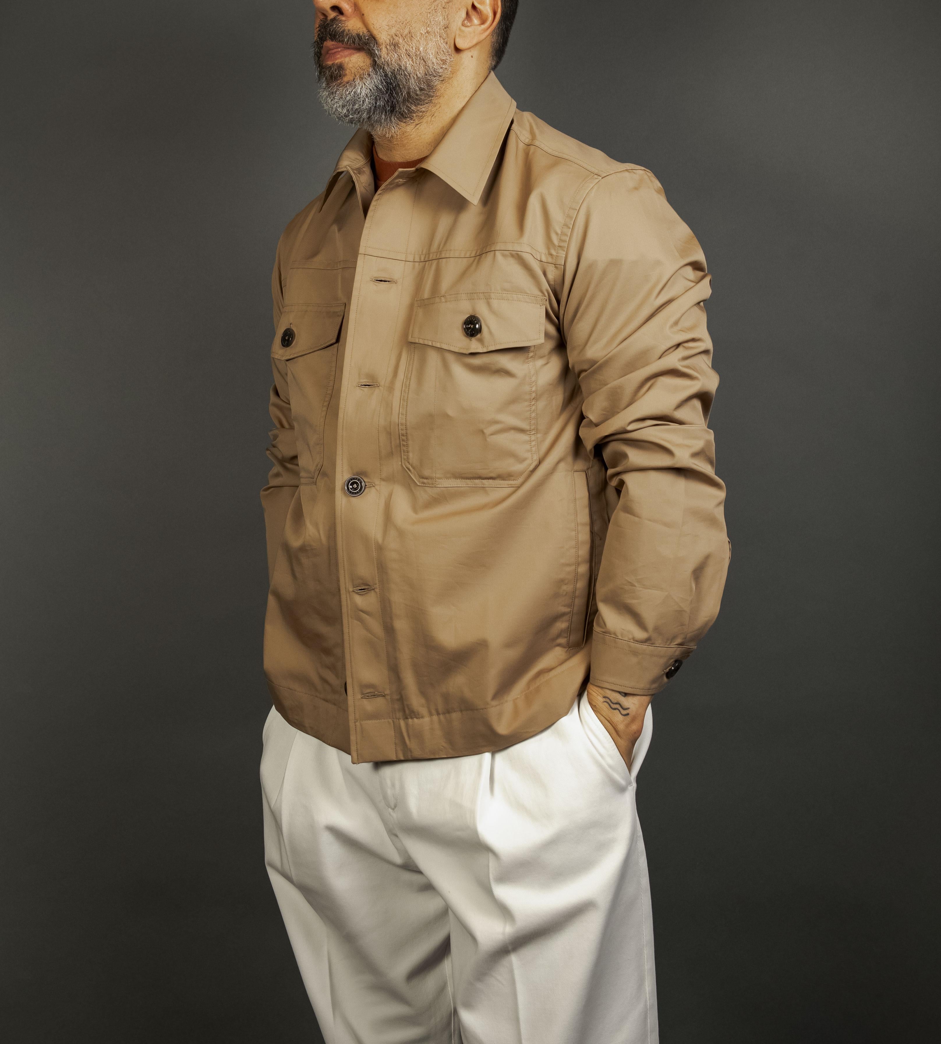 Overshirt Altea uomo 2557330 mastice 2557330 32 MASTICE ALTEA 