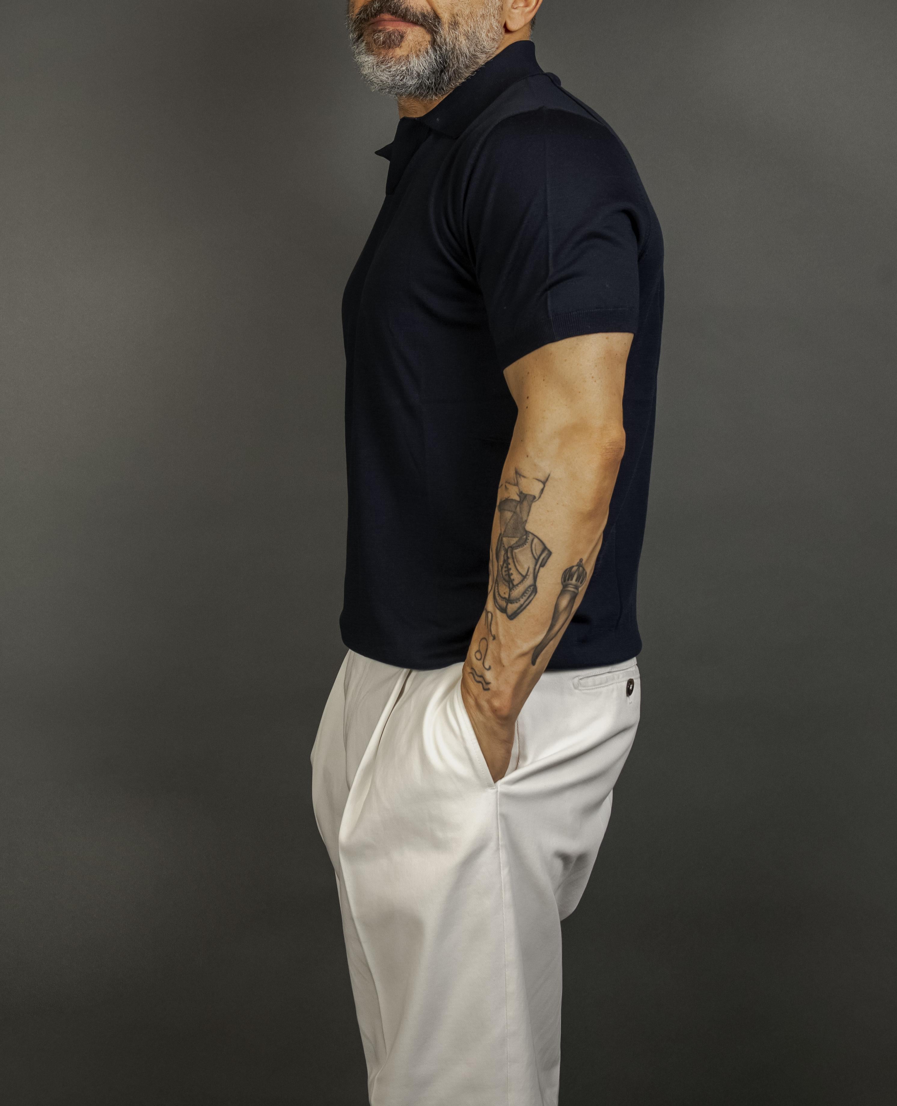 Polo Kangra uomo 1004 23 blu 1004 23 038 BLU KANGRA 