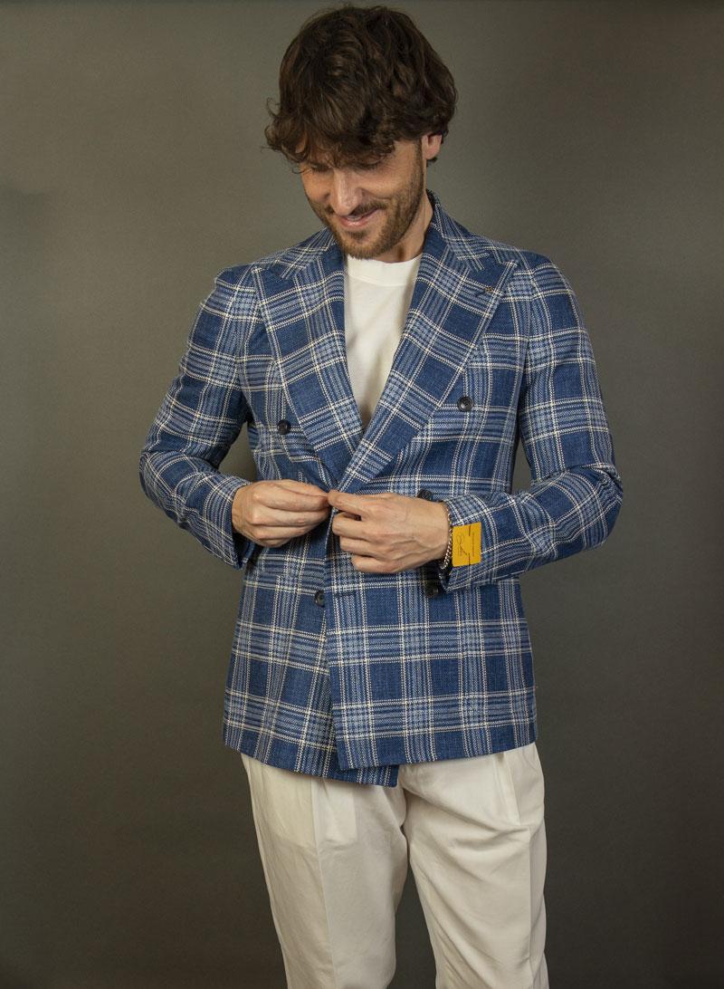 Giacca Tagliatore uomo GPL20K C90021Q blu<BR/><BR/> G-PL20K C90021Q 25E318 EI865 ROYAL TAGLIATORE 