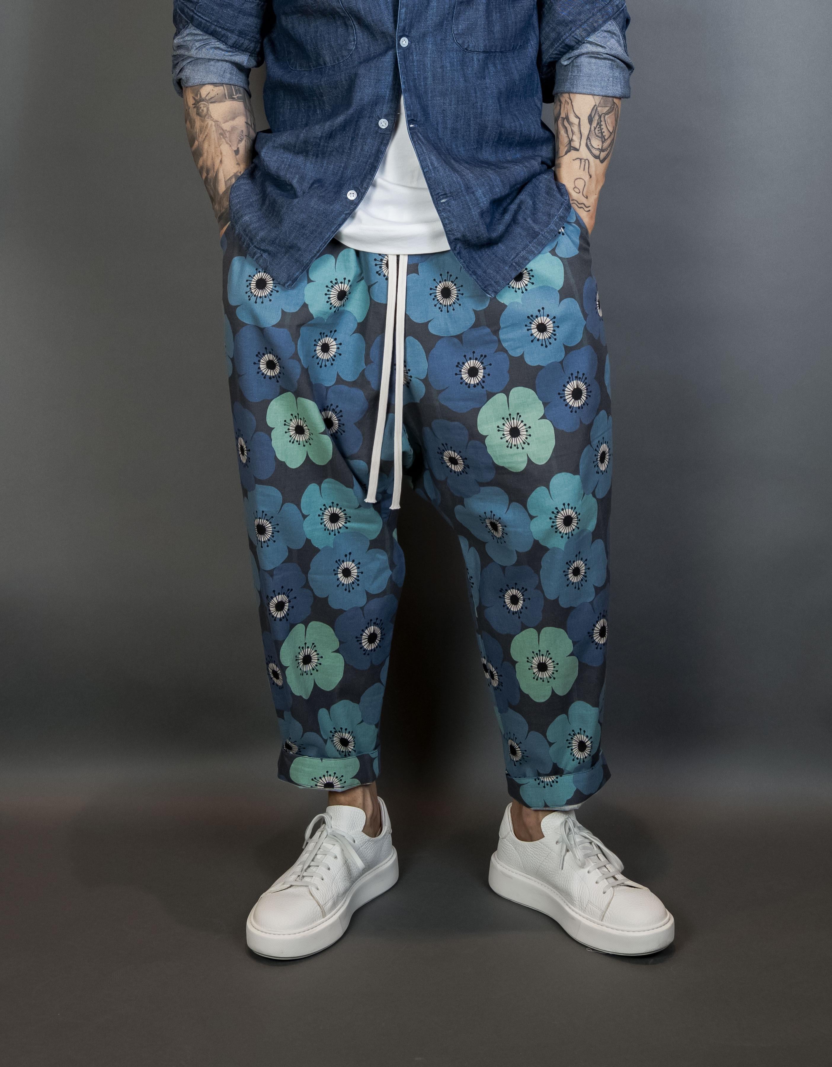 Pantalone CoopetteBros uomo T3  KK HB blu T3 KK HB BLU NERO COOPETTEBROS 