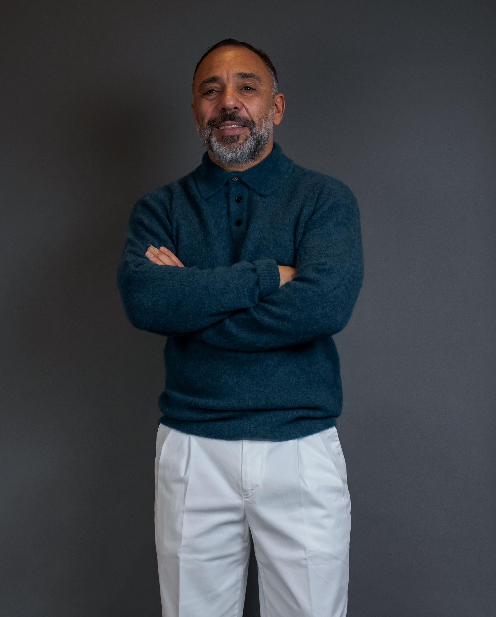 Maglione ROBERTO COLLINA uomo 32004 Avio 32004 3211 ROBERTO COLLINA 