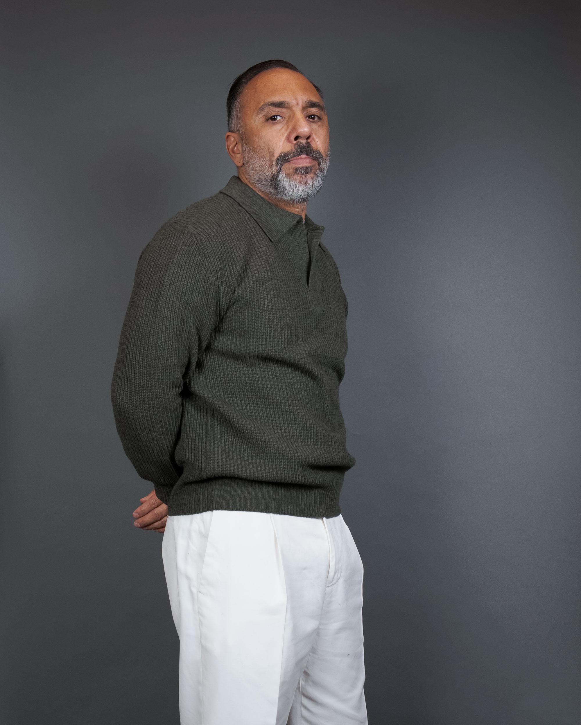 Polo DANIELE FIESOLI uomo 3391 Militare 3391 041 MILITARE DANIELE FIESOLI 