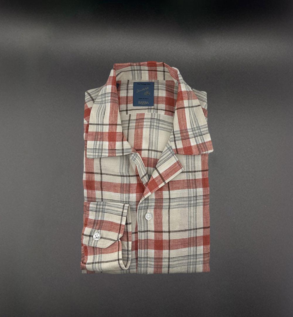 Camicia Barba uomo PBU92P0247070 beige PBU92P0247070 0001 FANTASIA MORO BARBA 