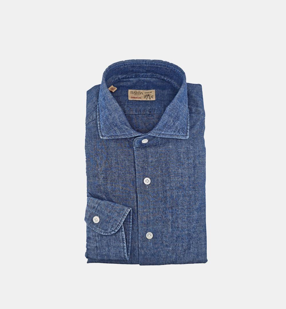 Camicia Barba uomo K1U13 P0154250 denim K1U13P0154250 1 BARBA 