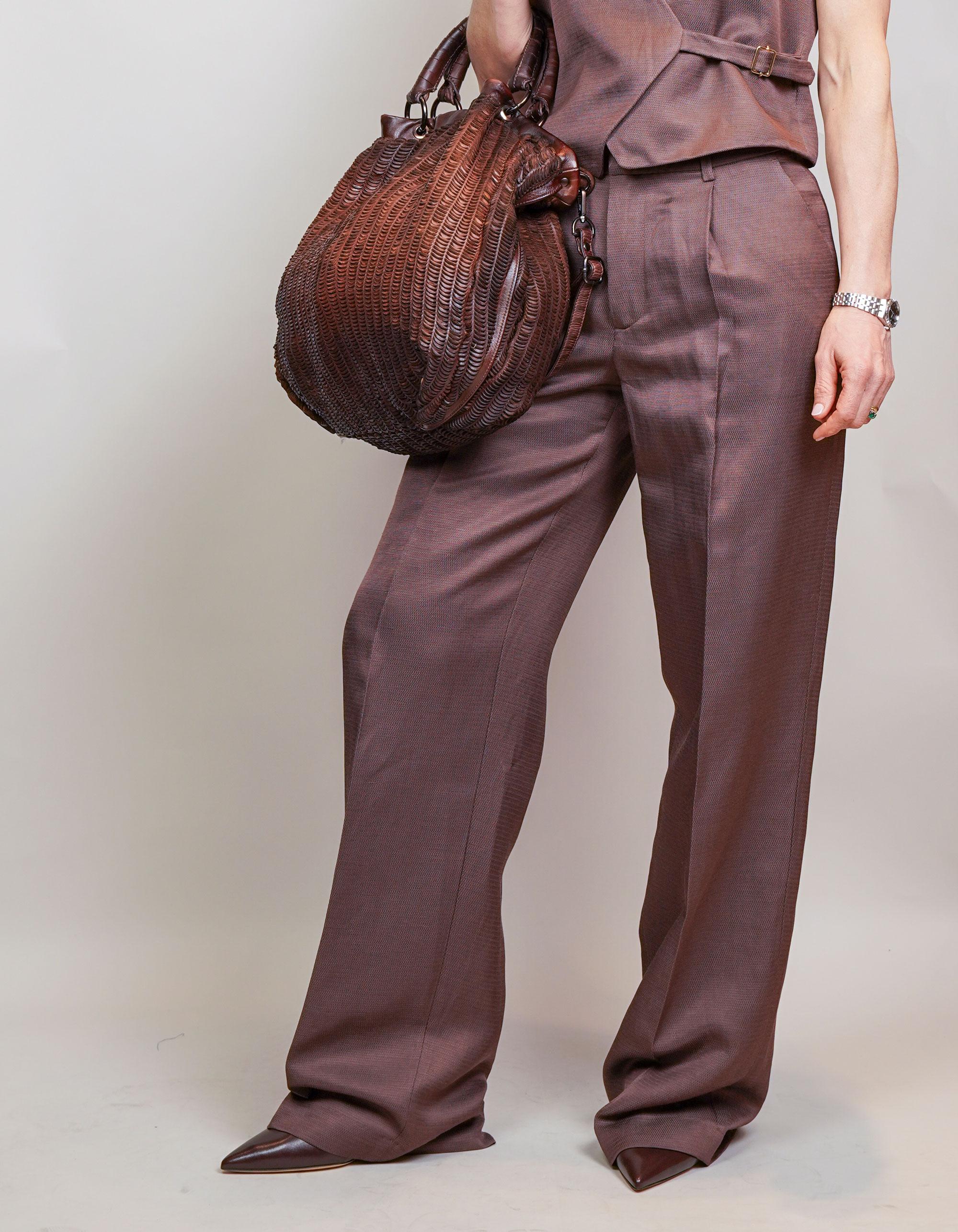 Pantalone Pt Torino donna Lola marrone LOLA SP14 0170 PT TORINO 