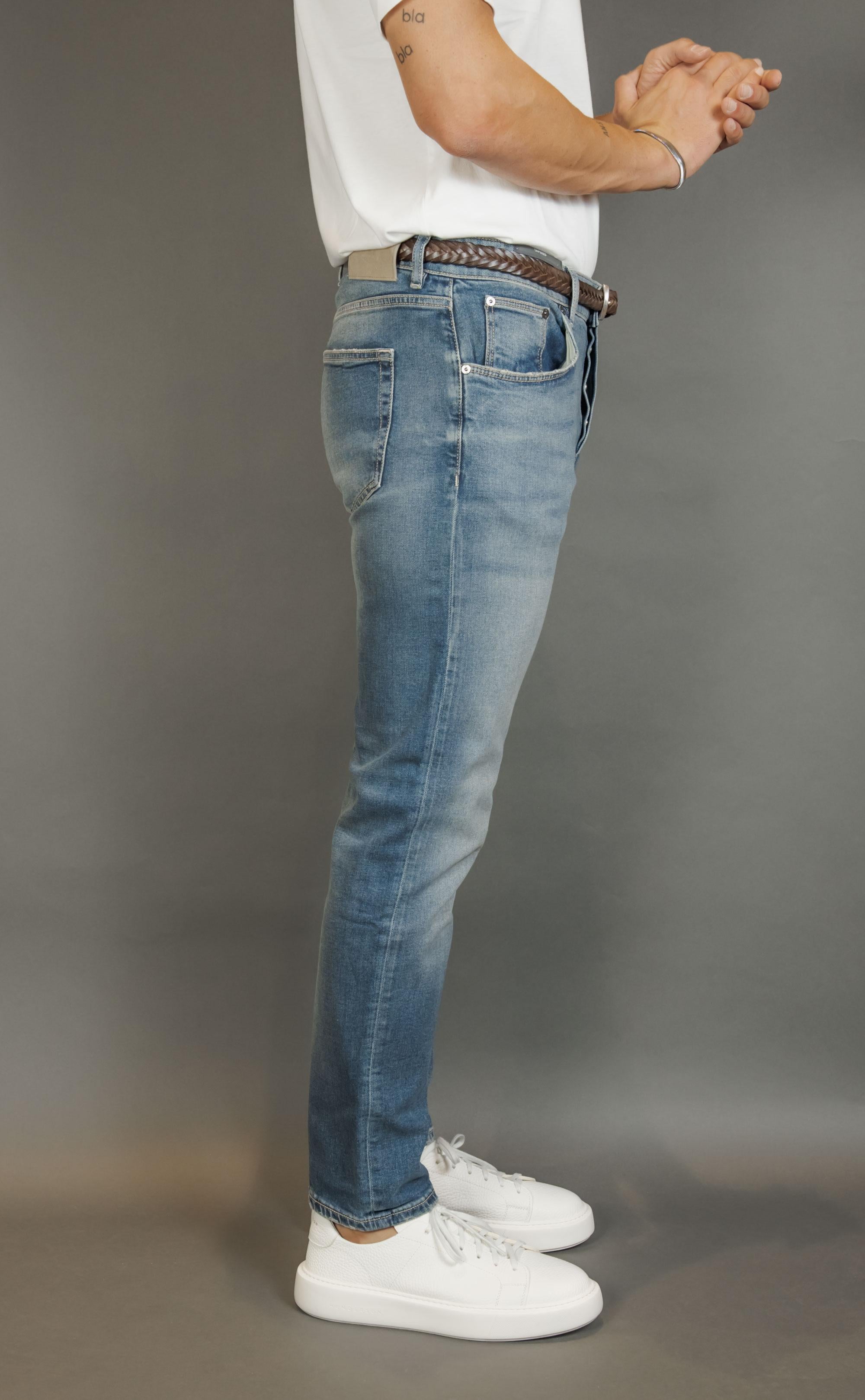 Jeans PT TORINO uomo PT05B0 SH0230 Blu PT05B0 SH0230 MM88 DENIM MEDIO PT TORINO 
