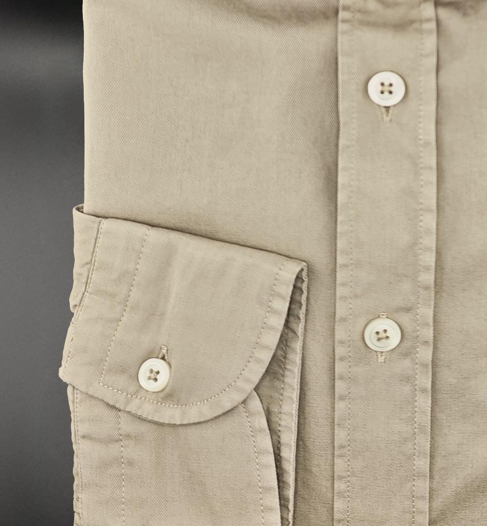 Camicia OFFICINE uomo 1379 Beige 1379 3 BEIGE OFFICINE 