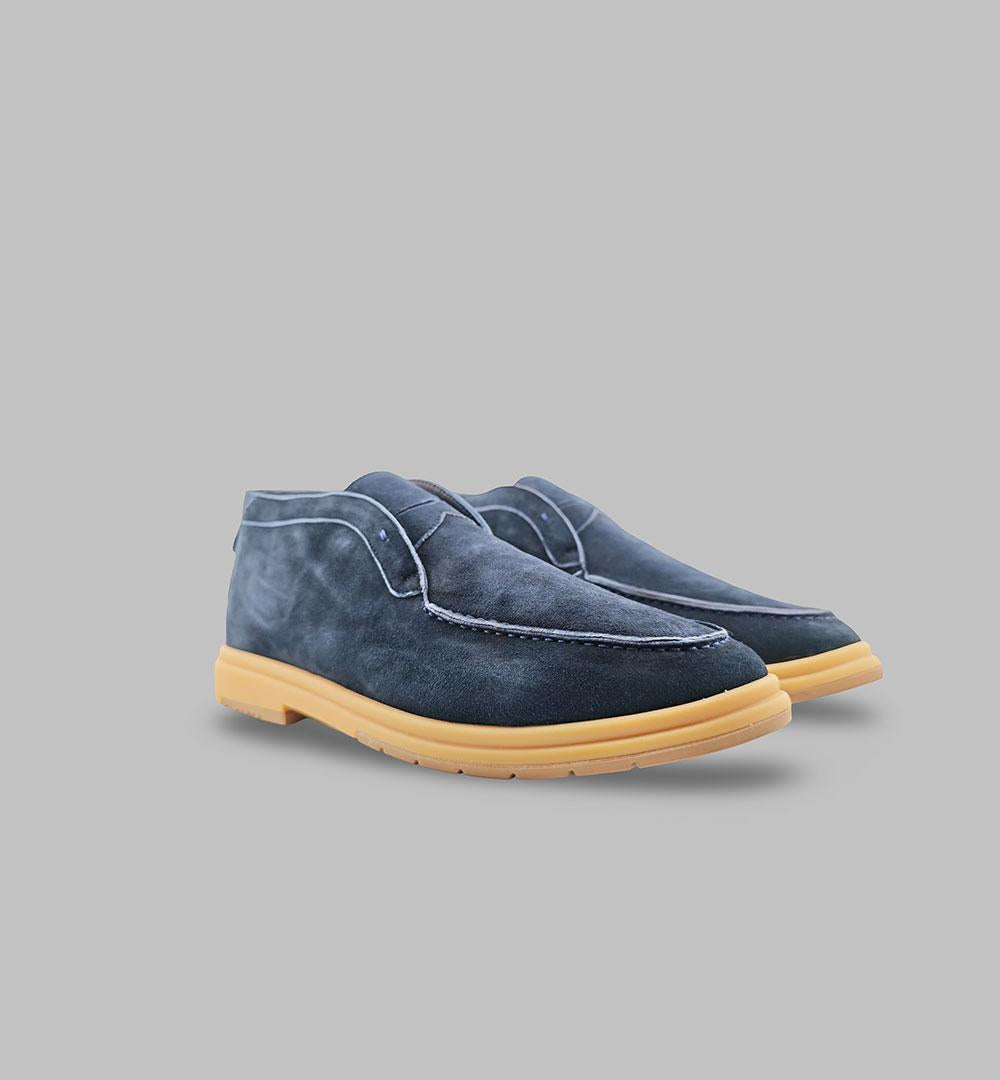 Polacchini ANDREA VENTURA uomo ZENIT80 Blu ZENIT80 SLIP ON BLU ANDREA VENTURA 