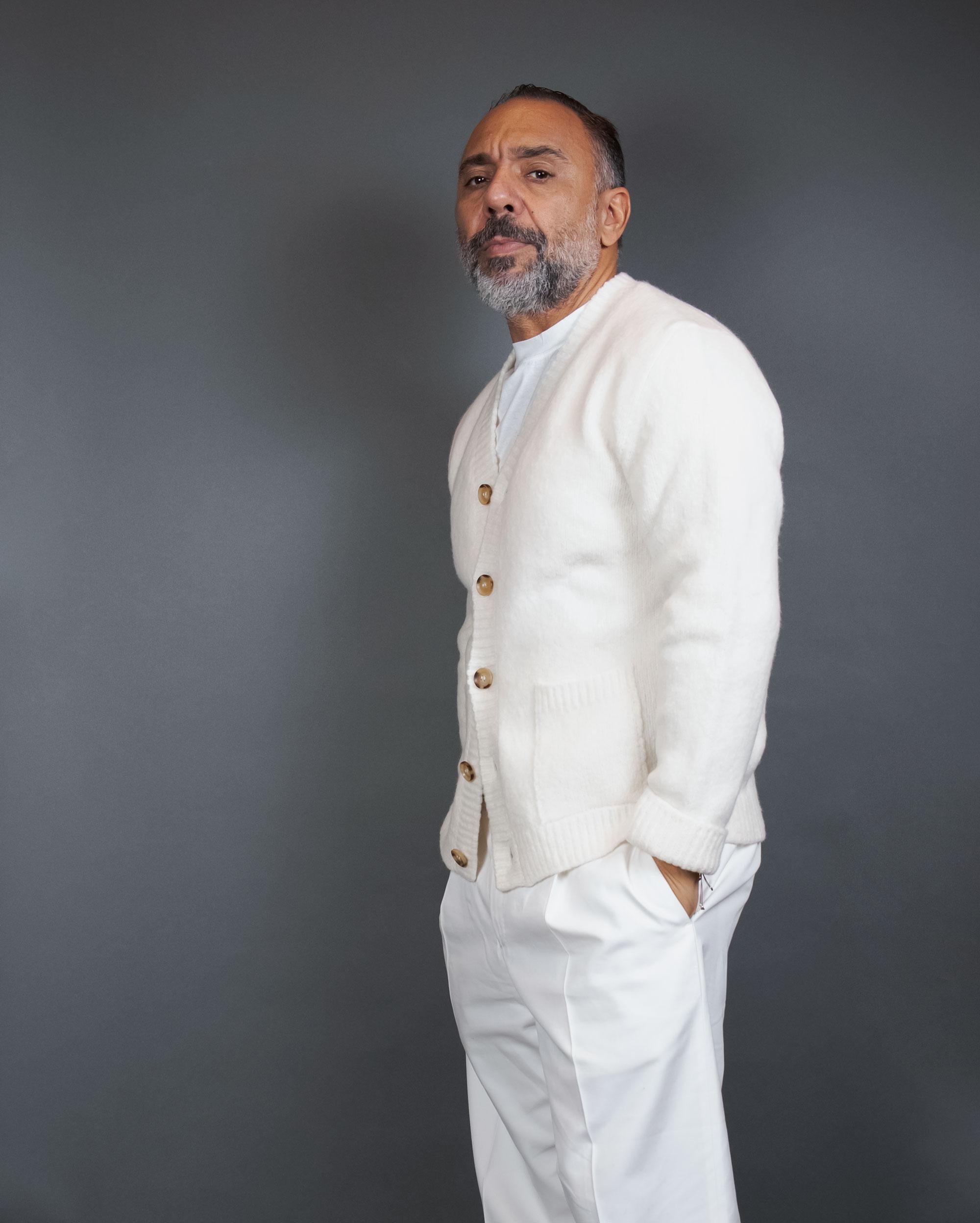 Cardigan SETTEFILI CASHMERE uomo RAVEL6CA Bianco RAVEL6CA VE10 PANNA SETTEFILI CASHMERE 