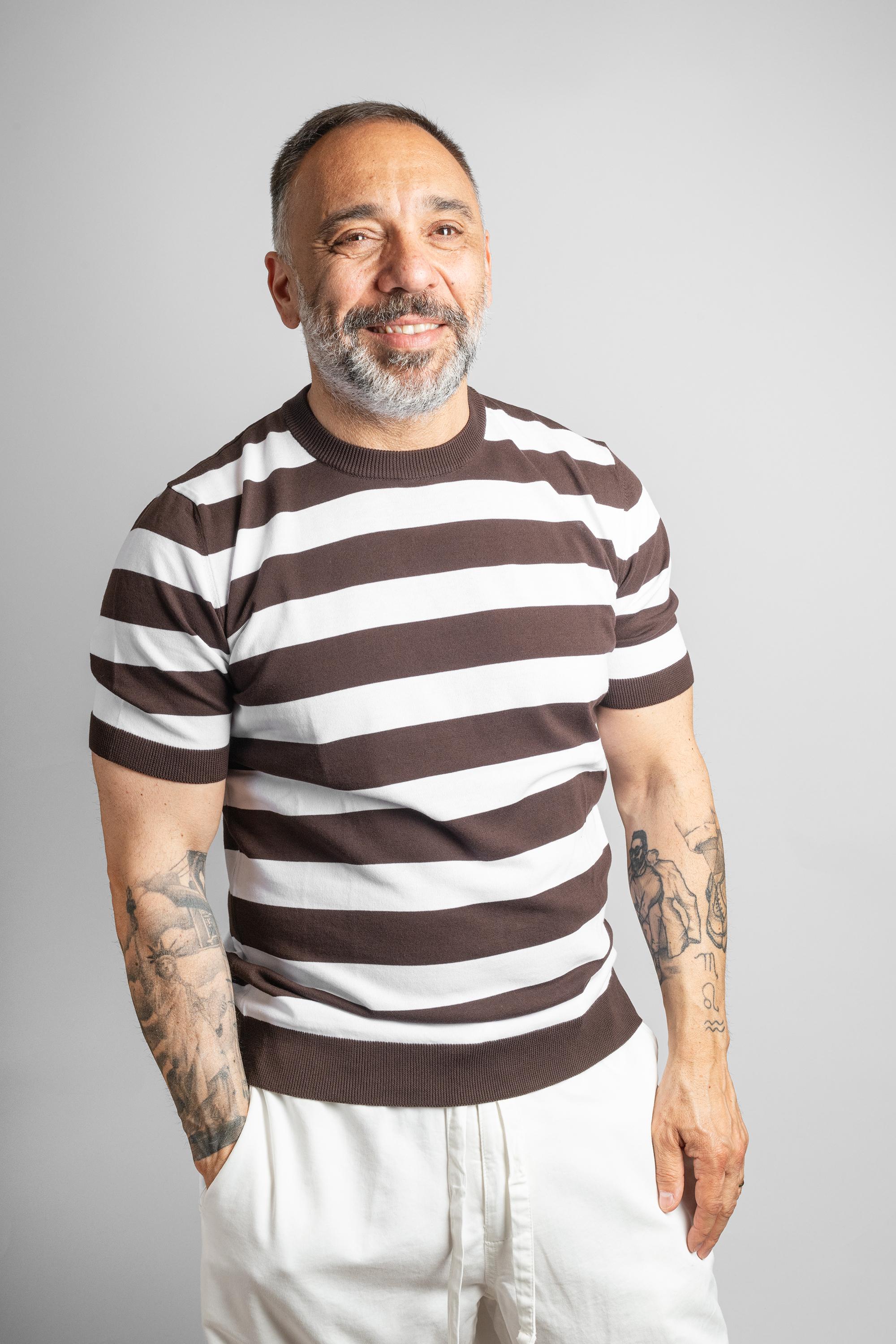 T-shirt KANGRA uomo GIROCOLLO 3033 21 Moro<BR/> GIROCOLLO 3033 21 0232 KANGRA 