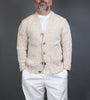 Cardigan SETTEFILI CASHMERE uomo RACRECA Beige