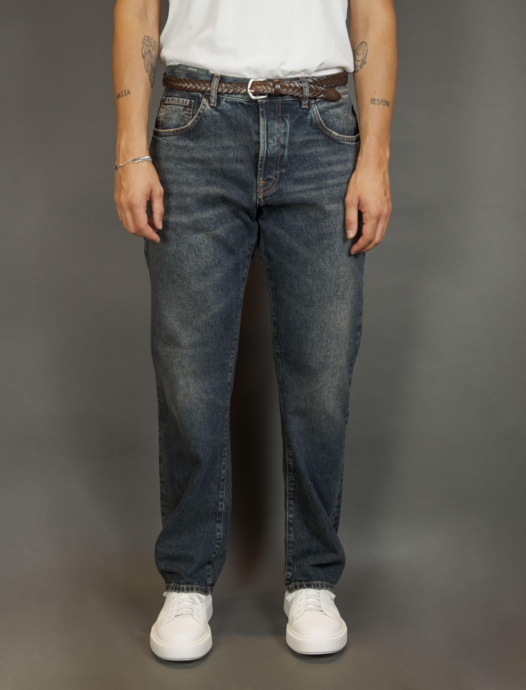Jeans PT TORINO uomo QPL5B0 AW0210 Blu QPL5B0 AW0210 MN32 DENIM PT TORINO 