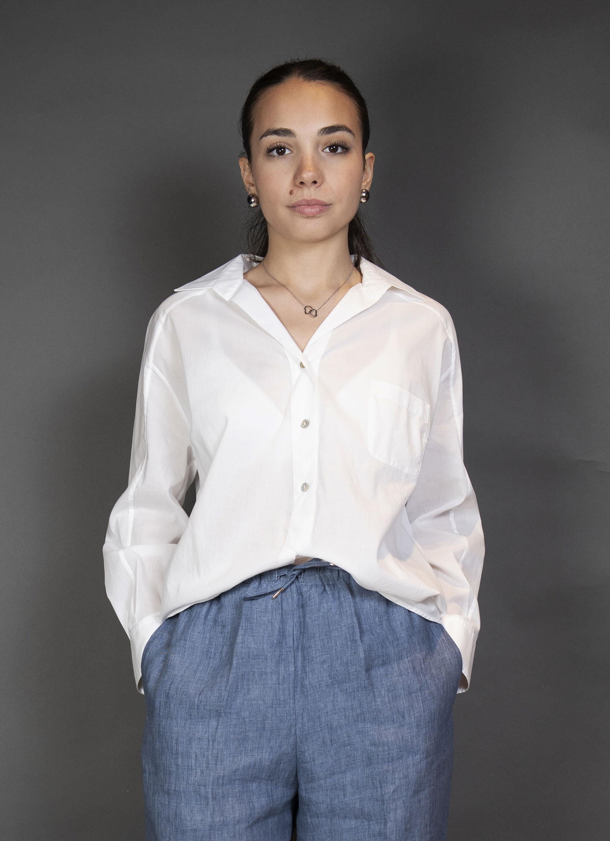 Camicia Barba donna 46011 bianca 46011 80 BARBA 
