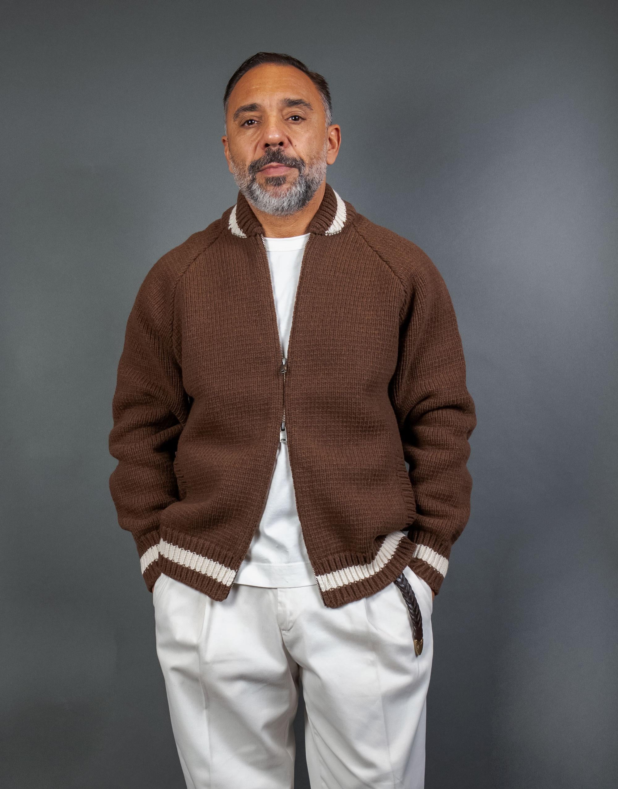 Bomber CIRCOLO uomo 5164 Marrone 5164 1155 CIOCCOLATO CIRCOLO 