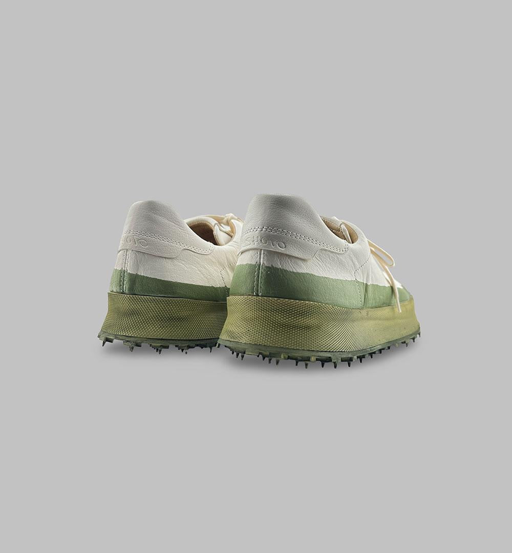 Sneakers uomo Shoto 2463 bianche salvia 2463 BICOLOR SALVIA SHOTO 