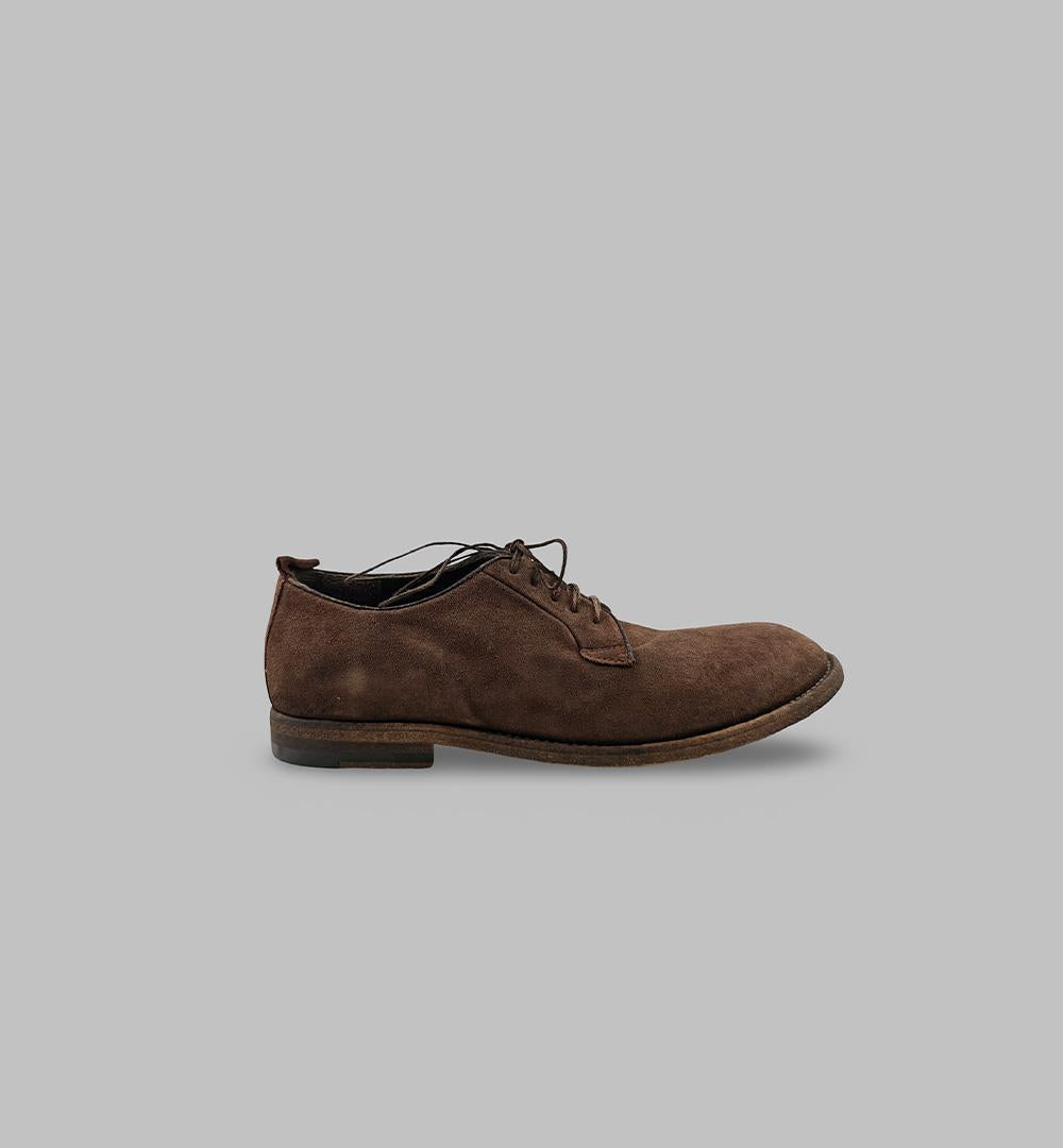 Derby SHOTO uomo 2242 Testa di moro 2242 367 WASHED SHOTO 